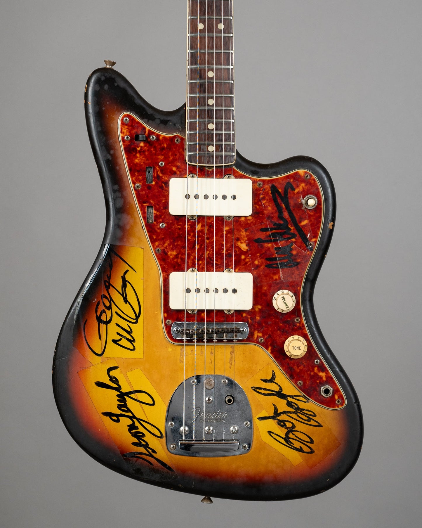 1965 Fender Jazzmaster (USA, Sunburst, Ventures signed, HSC)