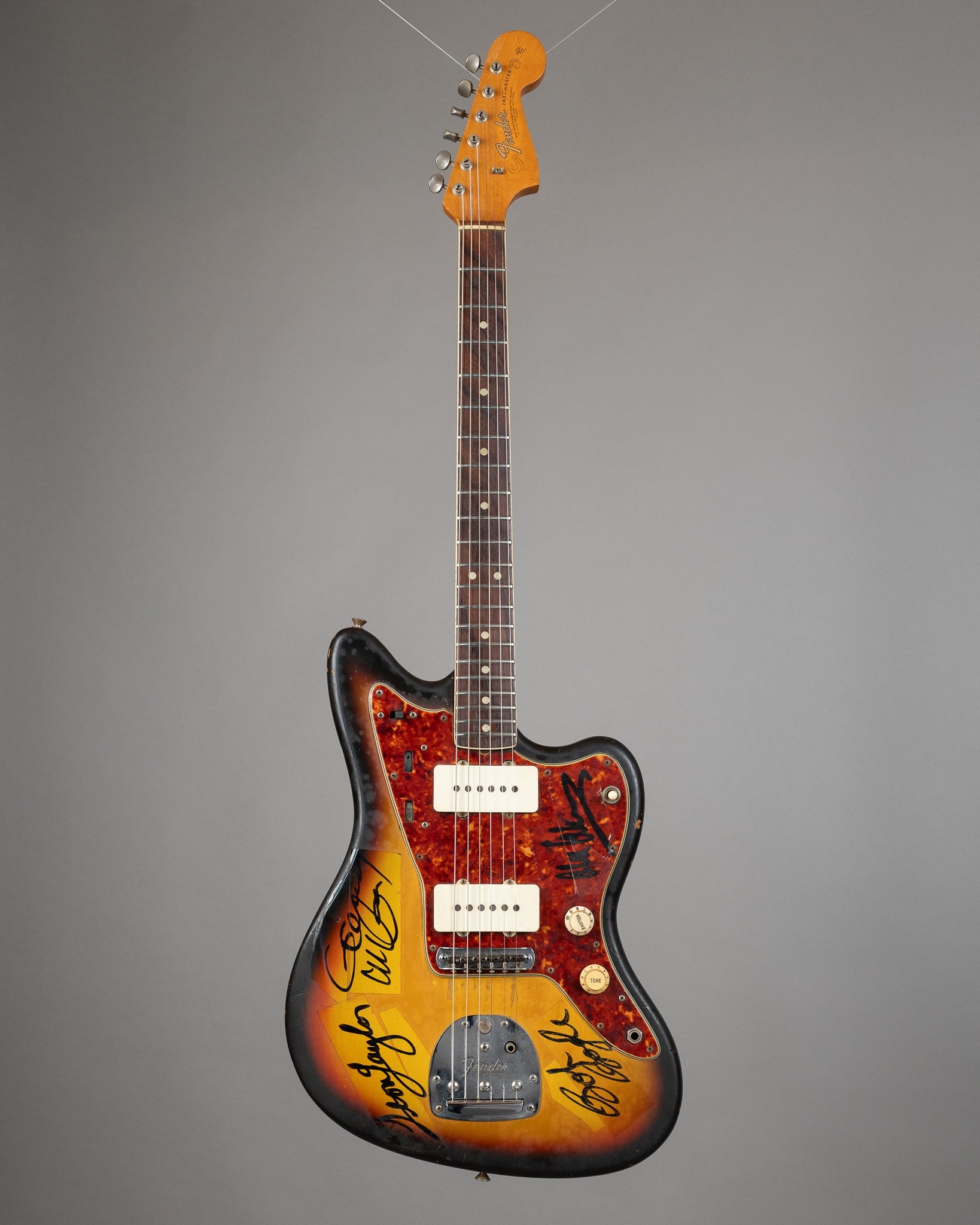 1965 Fender Jazzmaster (USA, Sunburst, Ventures signed, HSC)