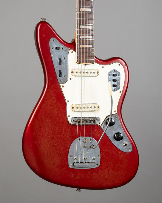 1969 Fender Jaguar (USA, Candy Apple Red, OHSC)