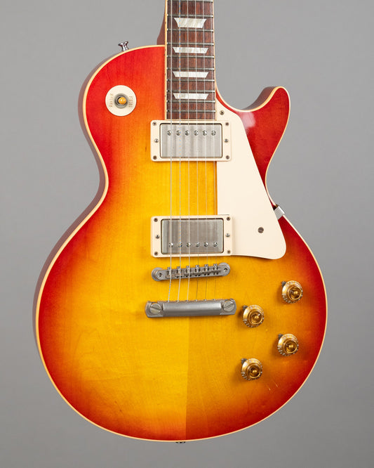 2009 Gibson Custom Shop 1958 Les Paul Historic Collection Plain Top VOS R8 (USA, Washed Cherry, COA, OHSC)