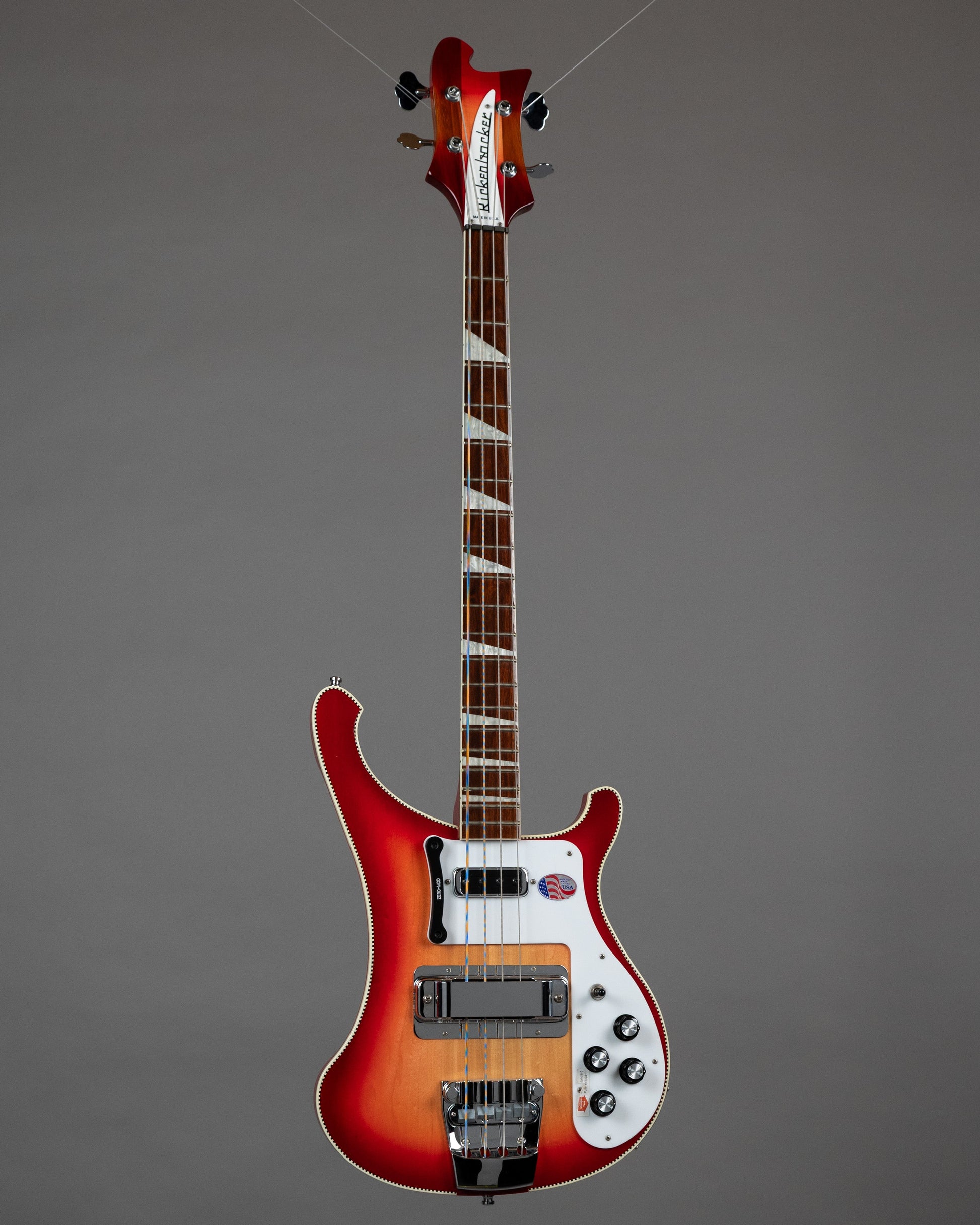 2014 Rickenbacker LTD 4003 FG CB Checkerboard Binding Fireglo Japan Exclusive Run (USA, Fireglo, OHSC)