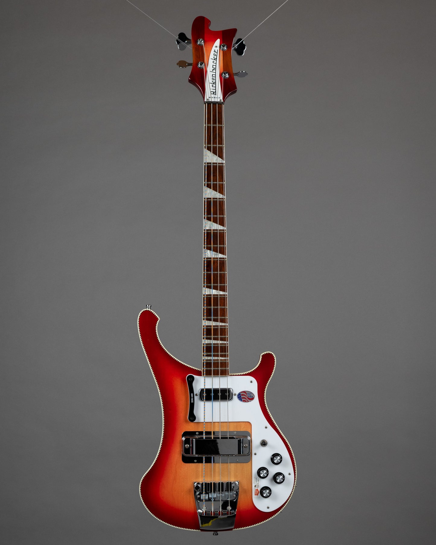 2014 Rickenbacker LTD 4003 FG CB Checkerboard Binding Fireglo Japan Exclusive Run (USA, Fireglo, OHSC)