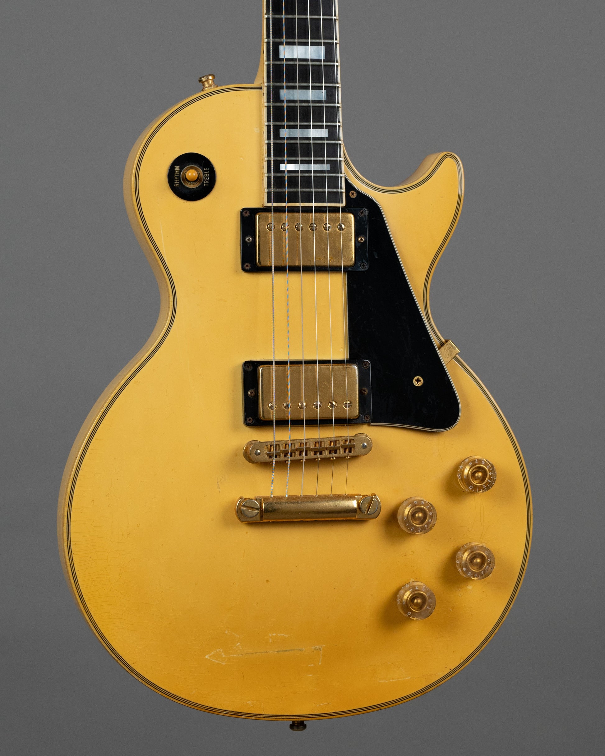 1990 Gibson Les Paul Custom 'Custom Shop Edition' (USA,  Antique Ivory, Gibson Chainsaw Case)