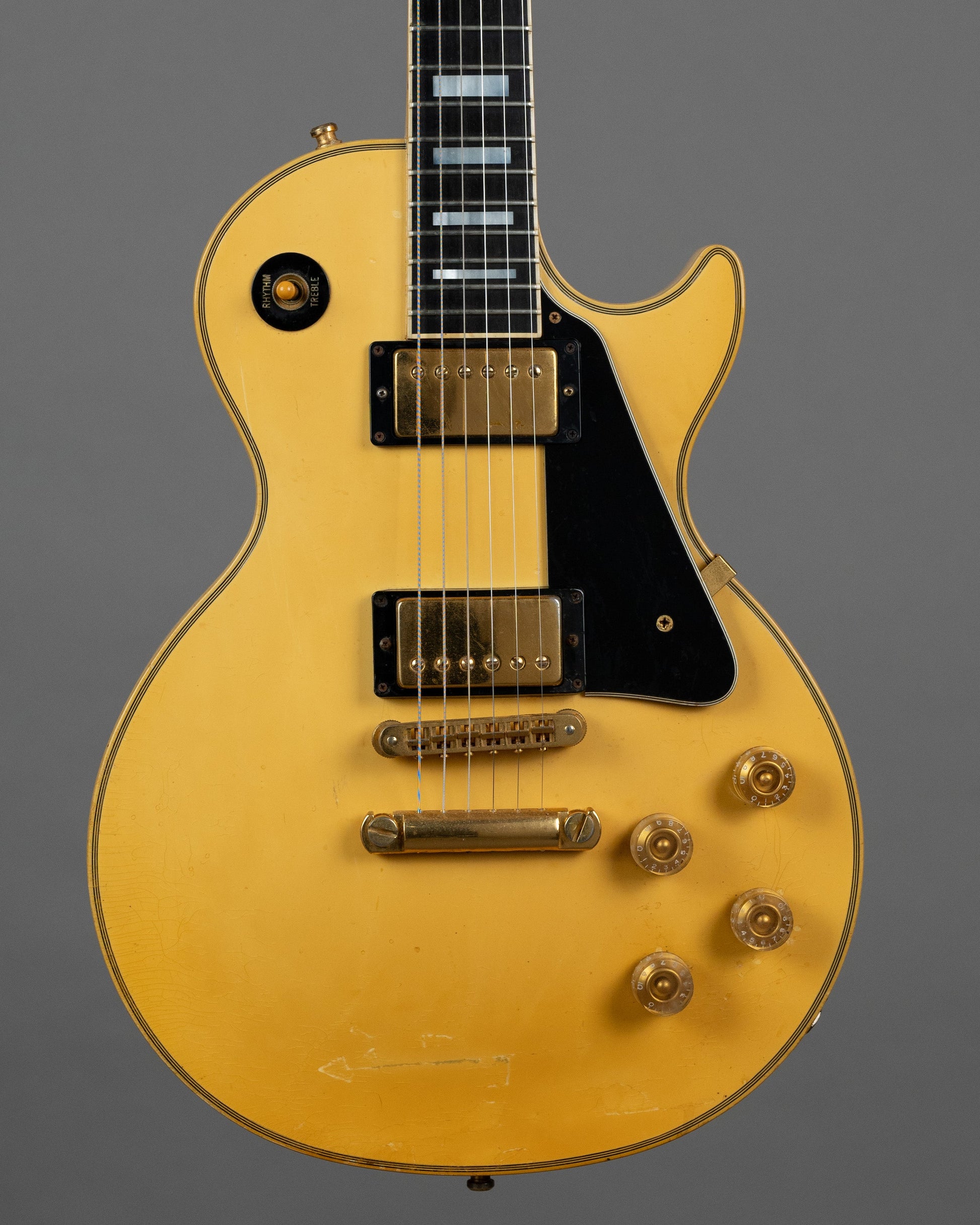 1990 Gibson Les Paul Custom 'Custom Shop Edition' (USA,  Antique Ivory, Gibson Chainsaw Case)