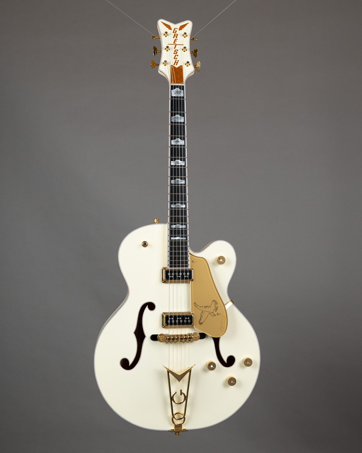 2025 Gretsch G6136-55VS White Falcon (Japan, Vintage White, OHSC)