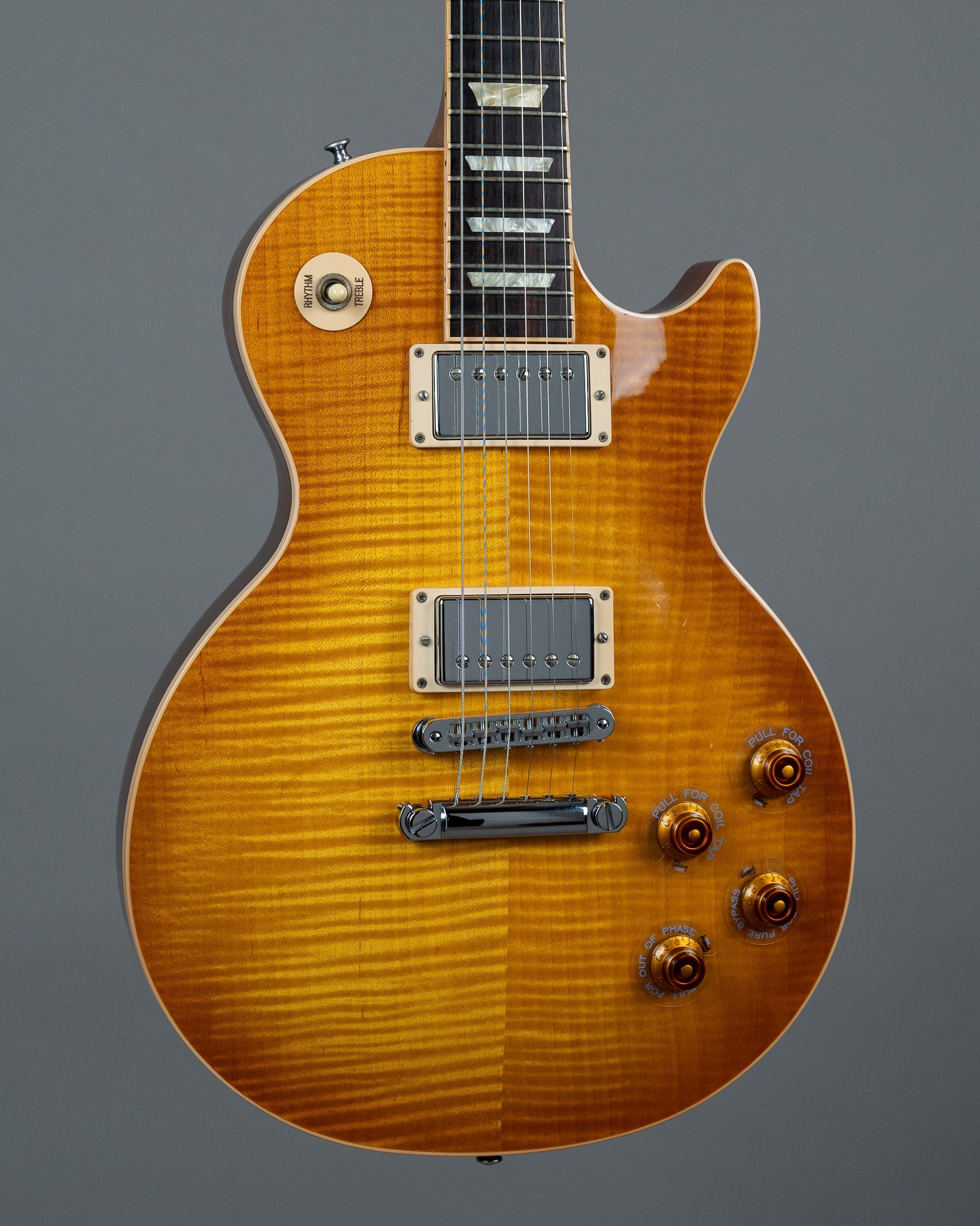 2012 Gibson Les Paul Standard Plus Top (USA, Translucent Amber, OHSC)