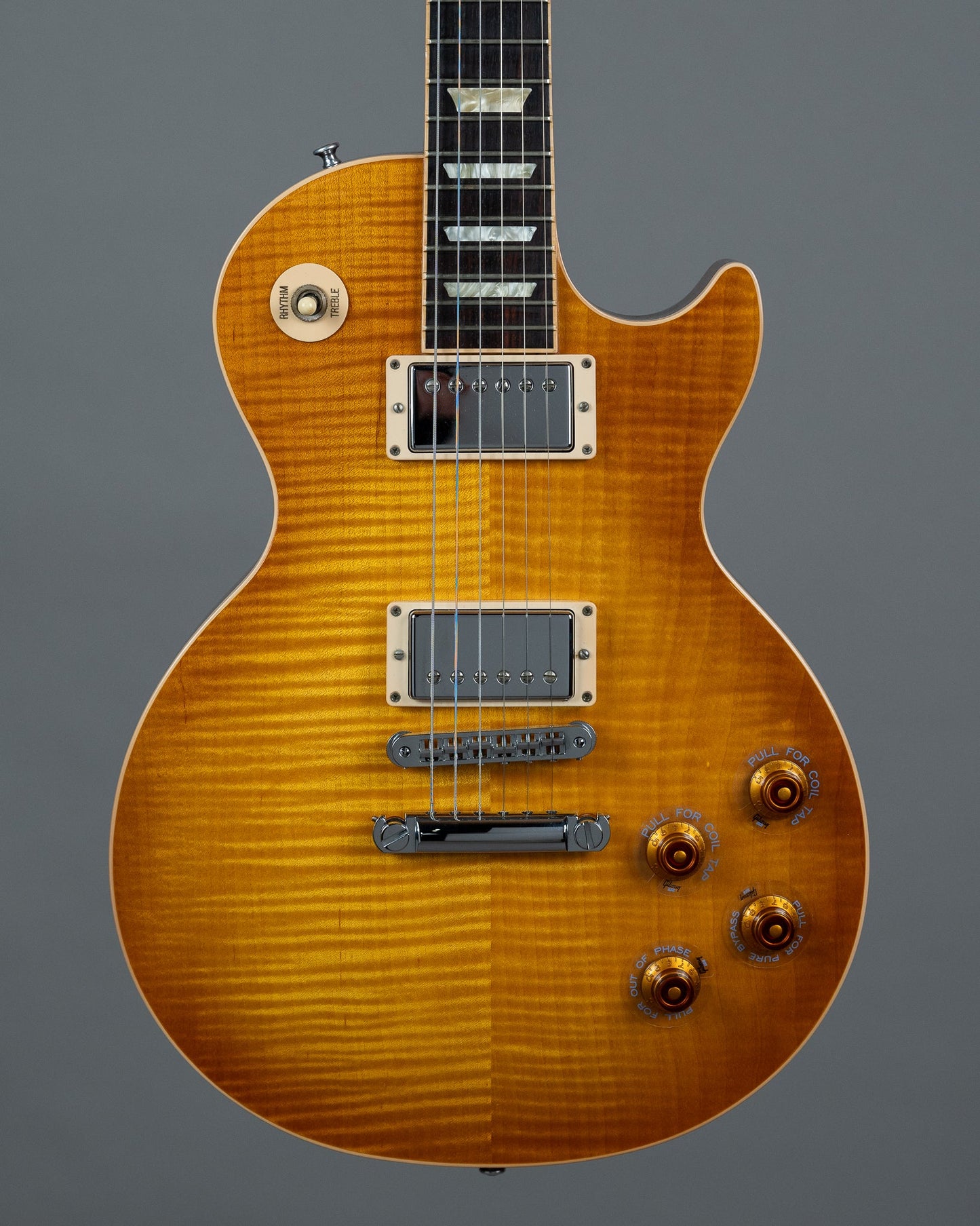 2012 Gibson Les Paul Standard Plus Top (USA, Translucent Amber, OHSC)