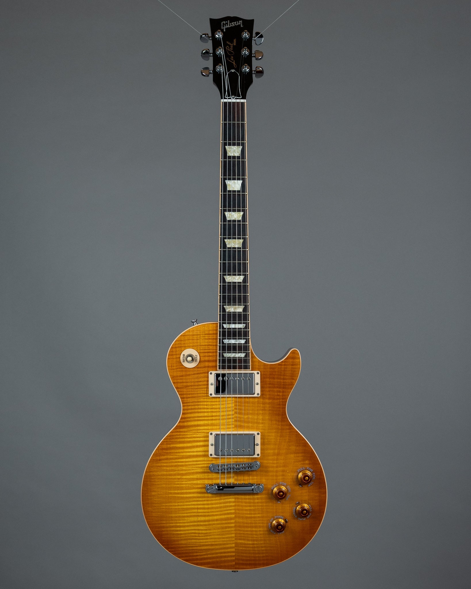 2012 Gibson Les Paul Standard Plus Top (USA, Translucent Amber, OHSC)