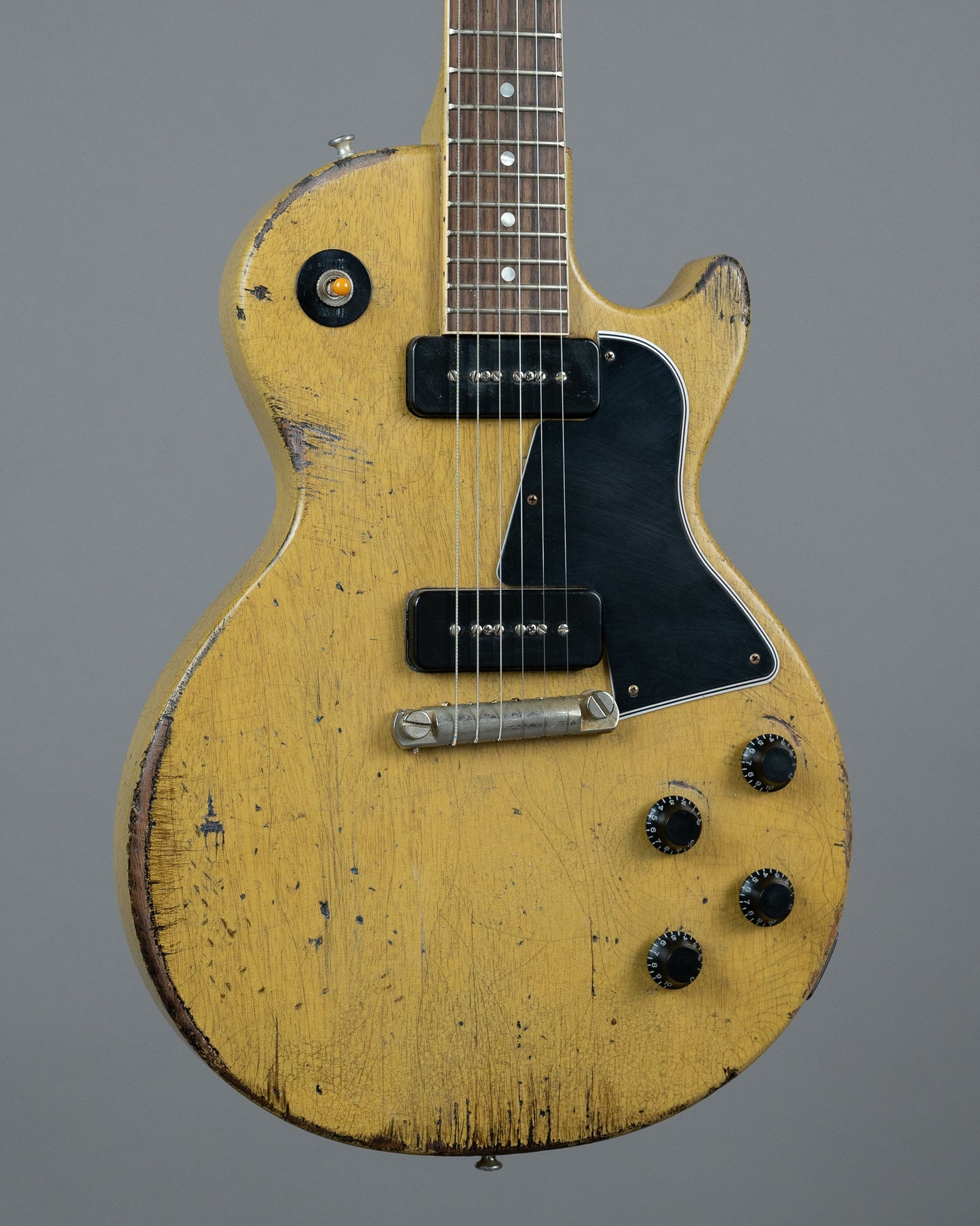 2022 Gibson Custom Murphy Lab 1957 Les Paul Special Single Cut Reissue Ultra Light Aged MOD (USA, TV Yellow, COA, OHSC)