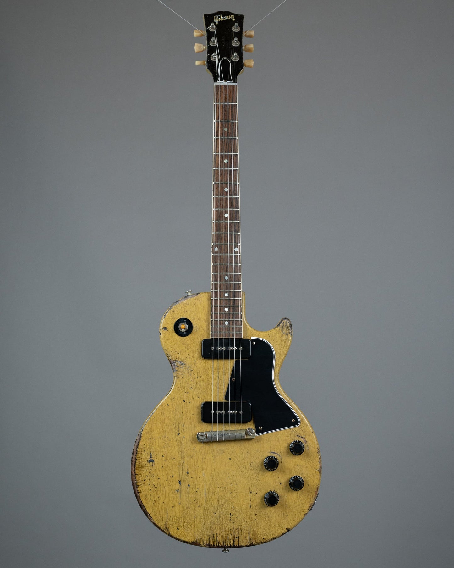 2022 Gibson Custom Murphy Lab 1957 Les Paul Special Single Cut Reissue Ultra Light Aged MOD (USA, TV Yellow, COA, OHSC)