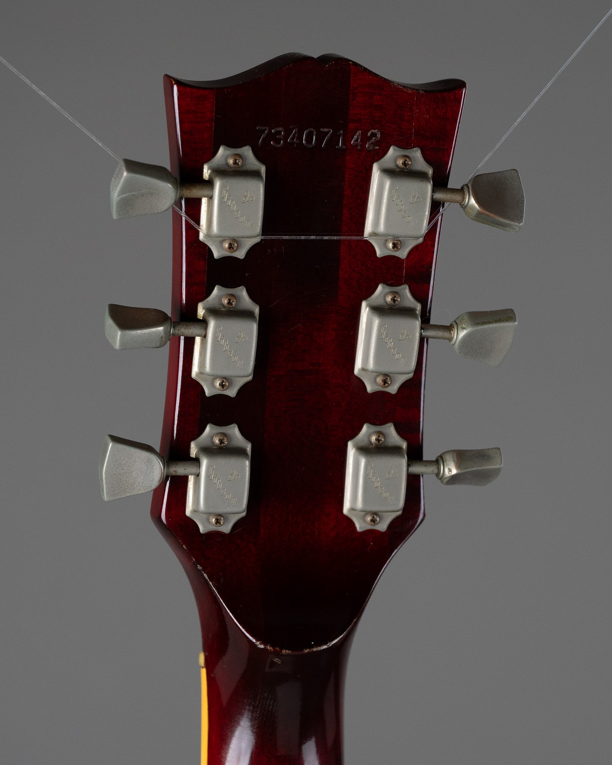 1977 Gibson Les Paul Standard (USA, Wine Red, Chainsaw Case)