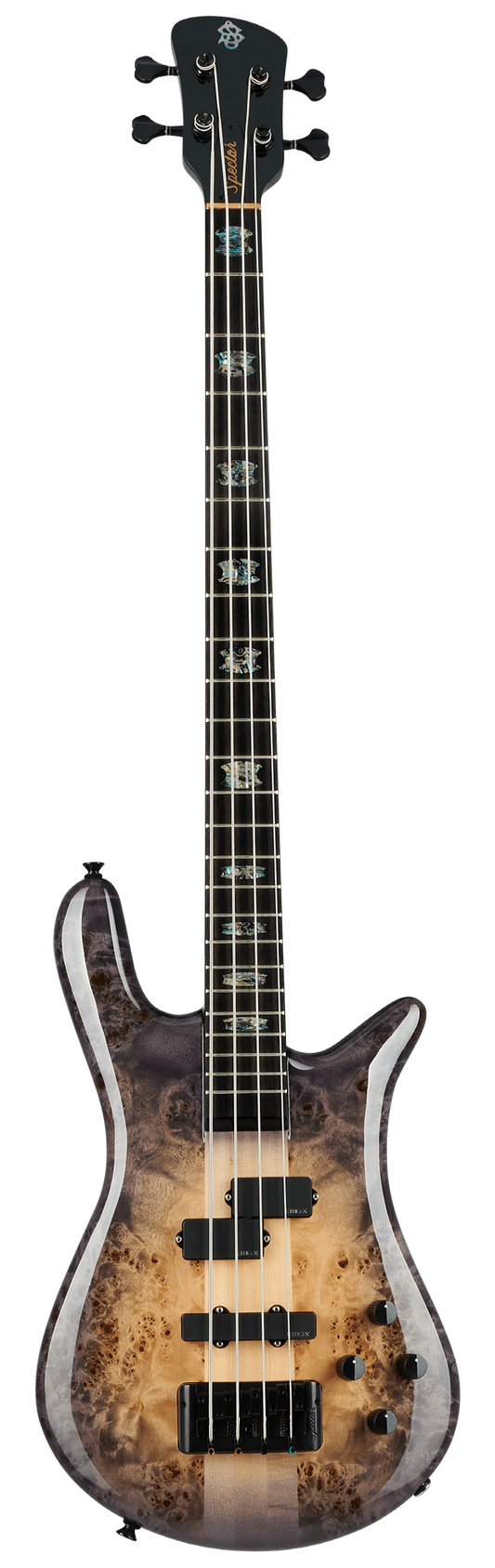 Spector Euro 4 CST Bass Guitar, Natural Violet Burst Gloss