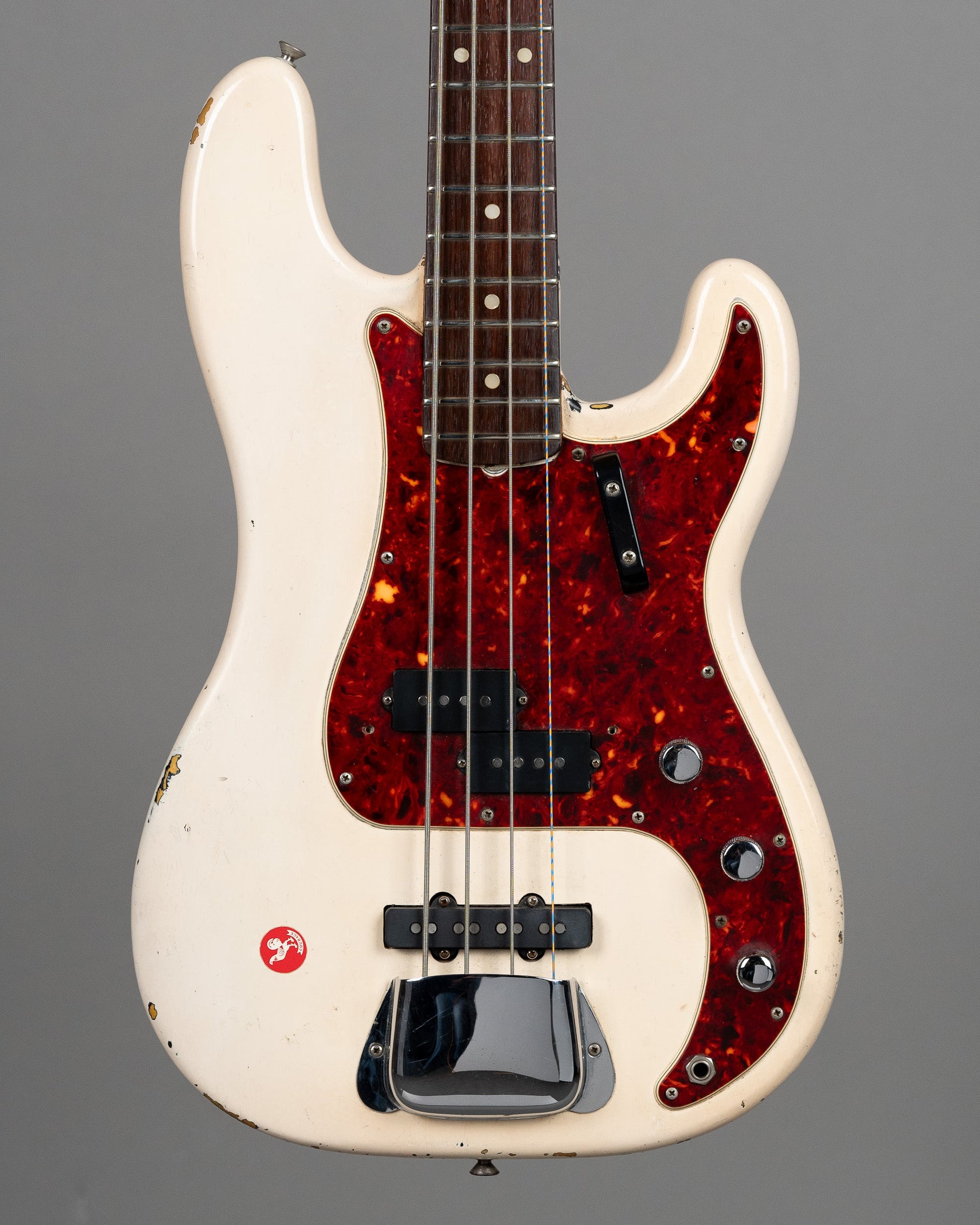 1968 Fender Precision Bass (USA, Olympic White, HSC)