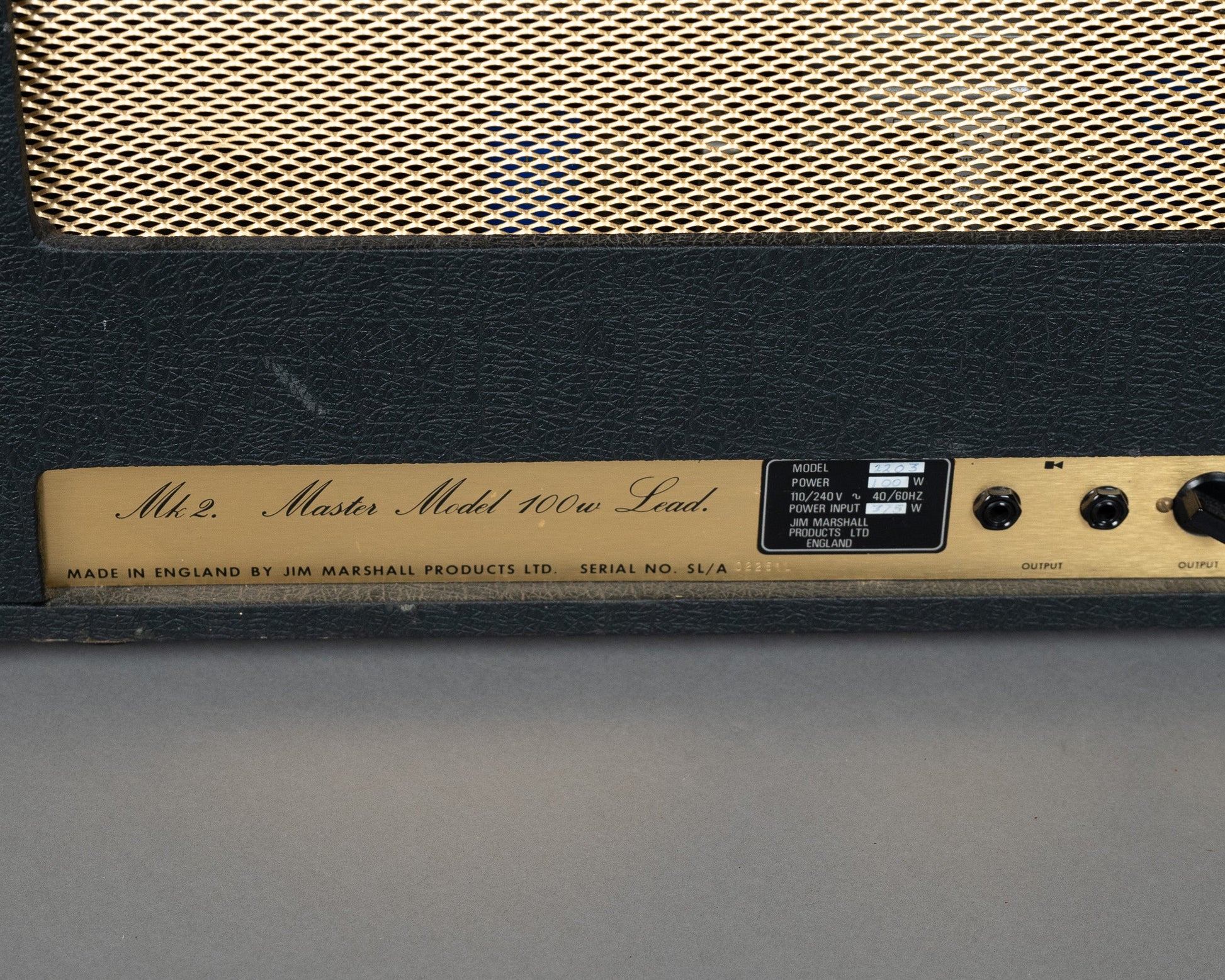 1979 Marshall JMP Mk2 Master Model Lead 100-Watt Guitar Amp Head