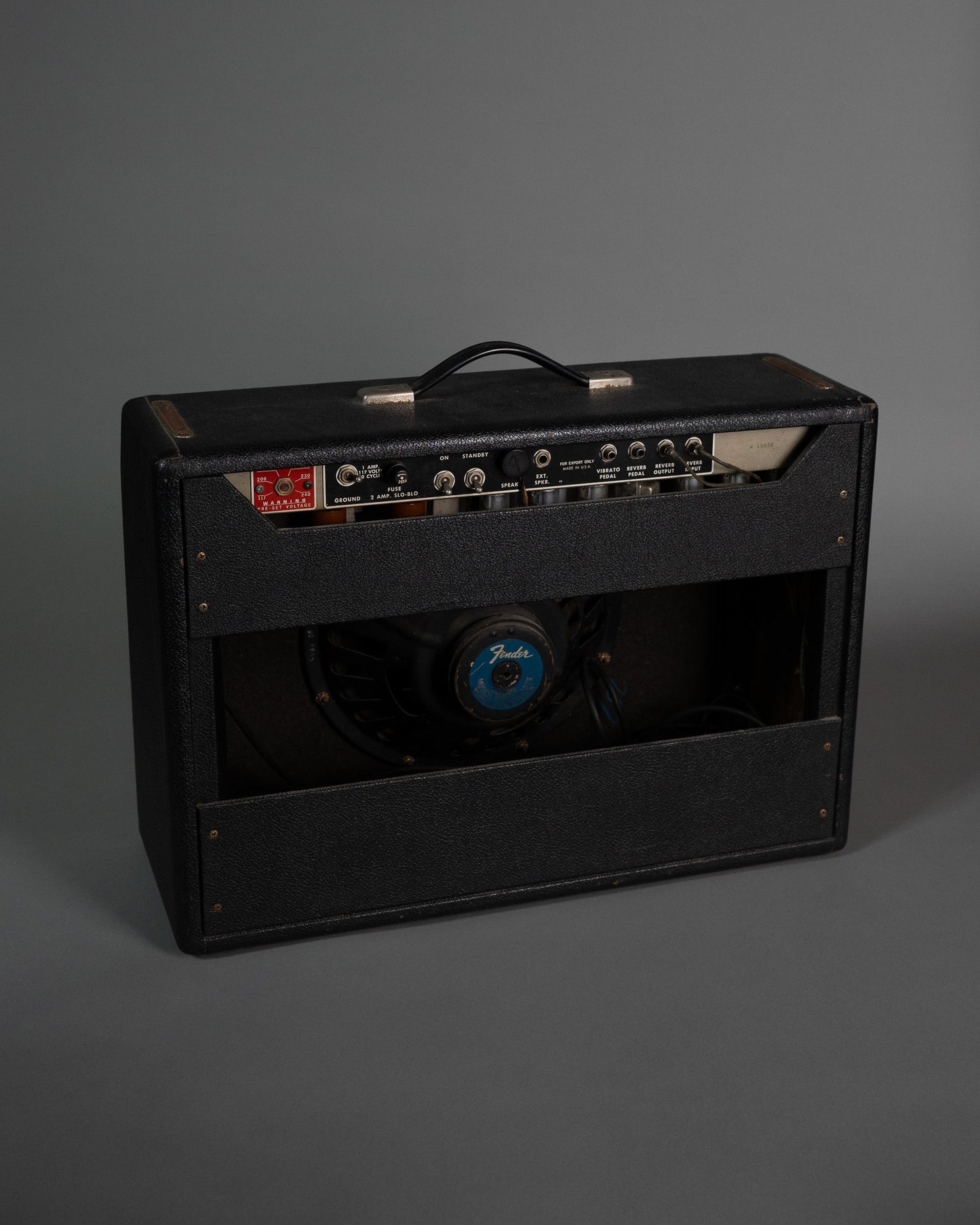 1967 Fender Deluxe Reverb (USA, Blackface, AB763 circuit, 240V)