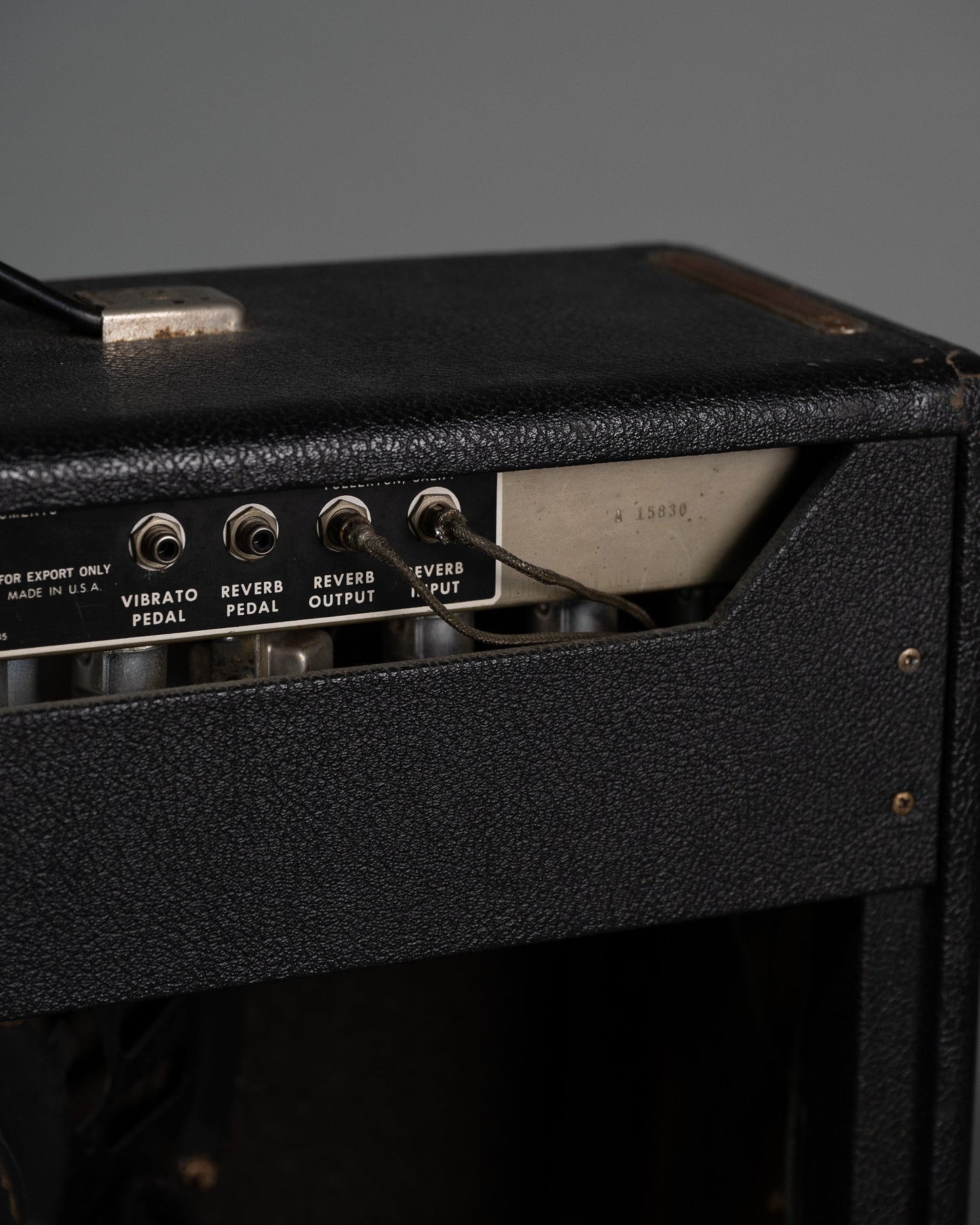 1967 Fender Deluxe Reverb (USA, Blackface, AB763 circuit, 240V)