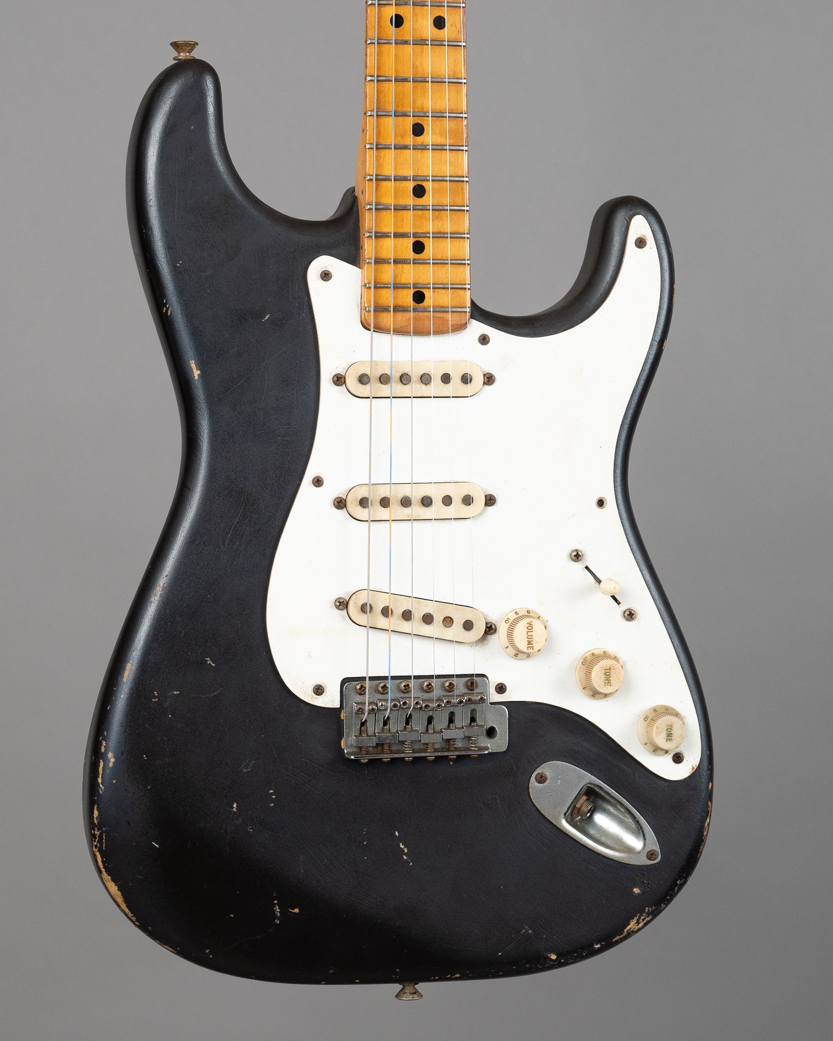 1974 Fender Stratocaster (USA,  Black Refinish, HSC)