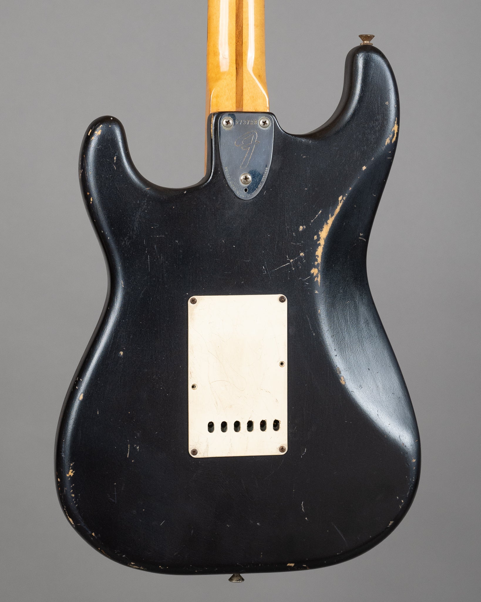 1974 Fender Stratocaster (USA,  Black Refinish, HSC)