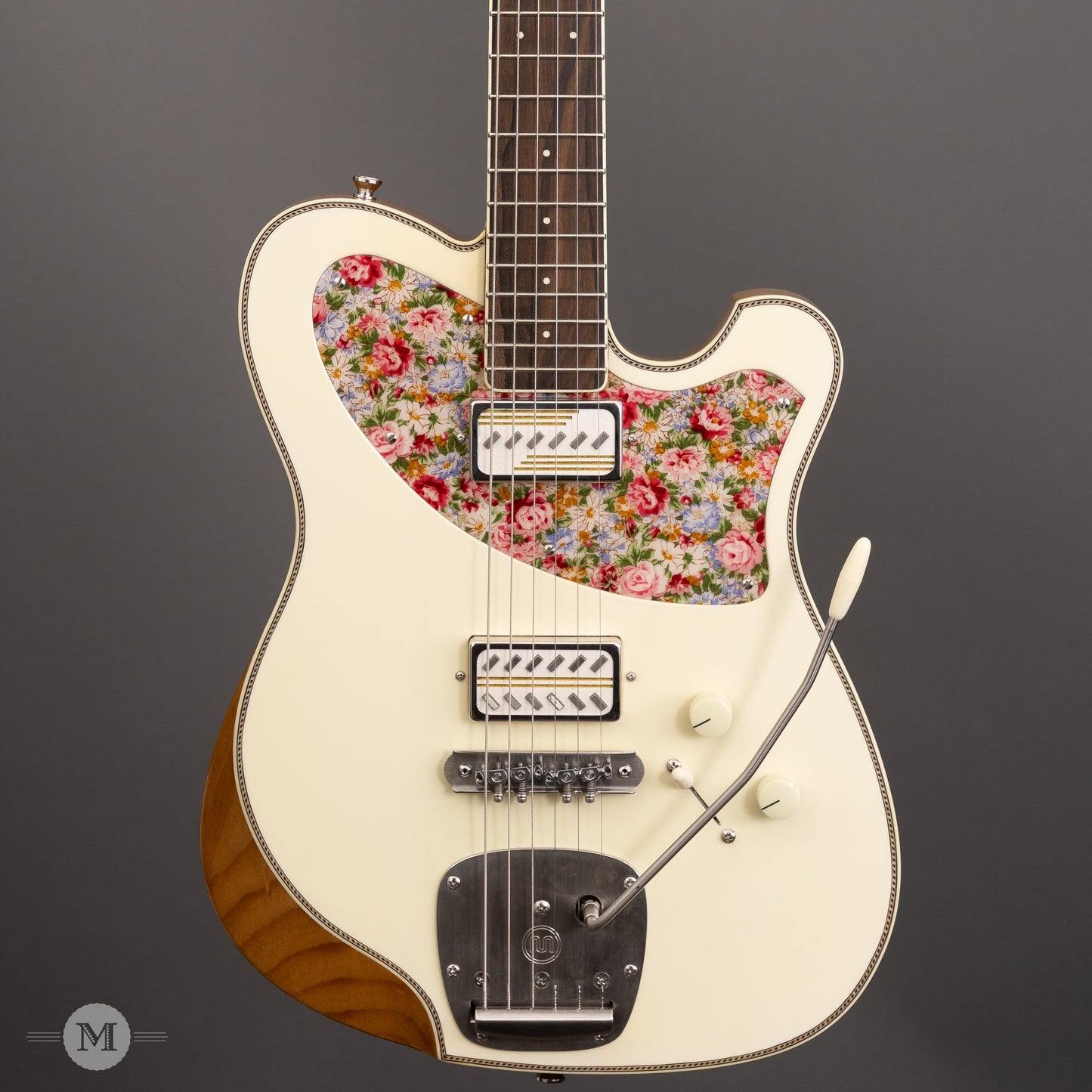 Bruce Guitars - Ellary Deluxe - Off White - Floral Pickguard