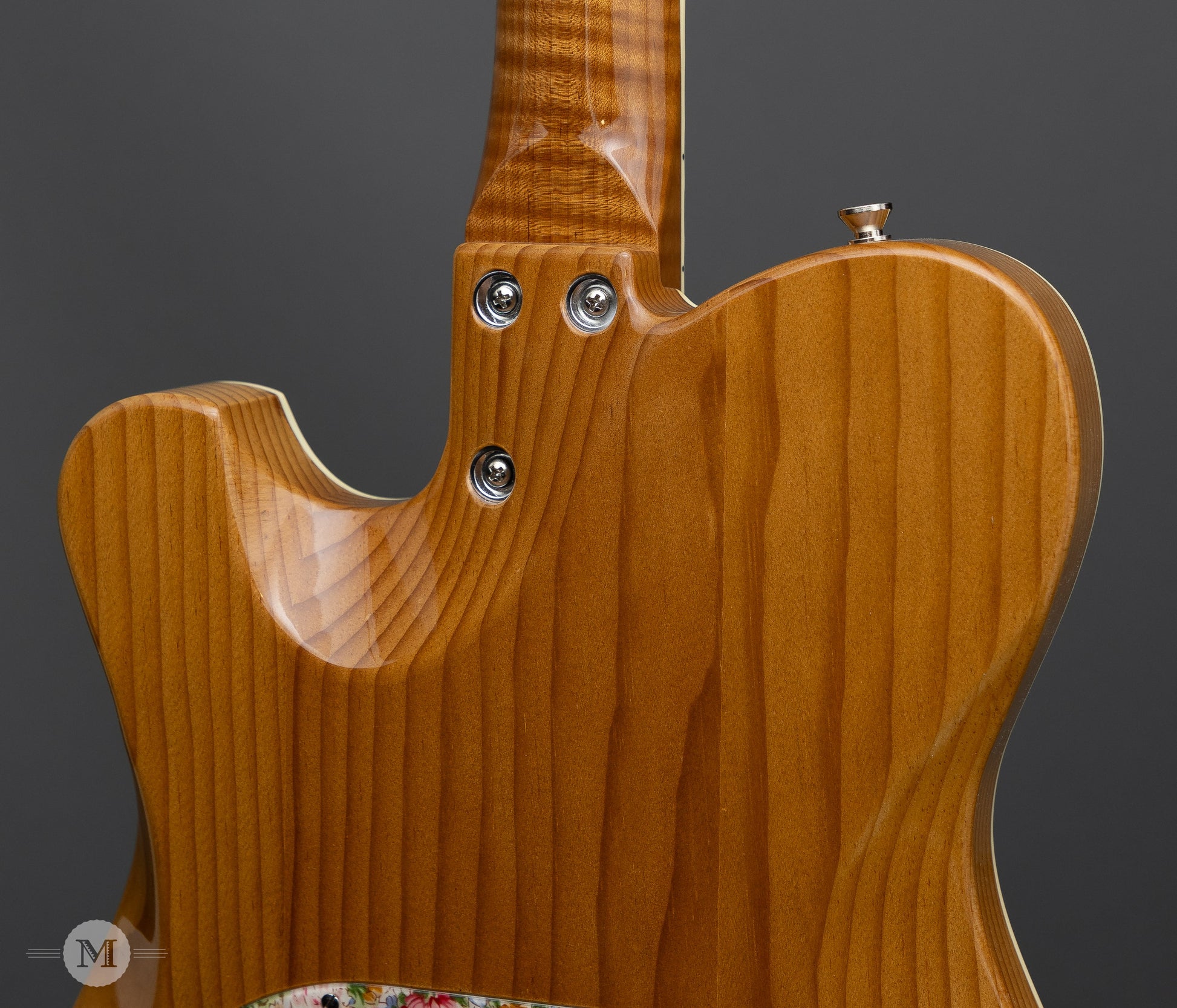 Bruce Guitars - Ellary Deluxe - Off White - Floral Pickguard