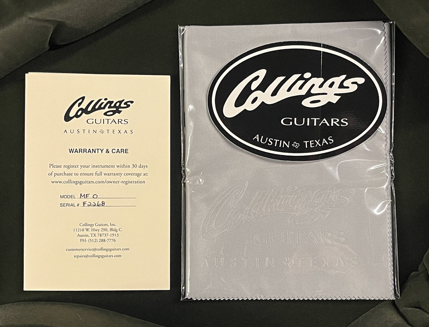 Collings MF O Mandolin Gloss Top (268)