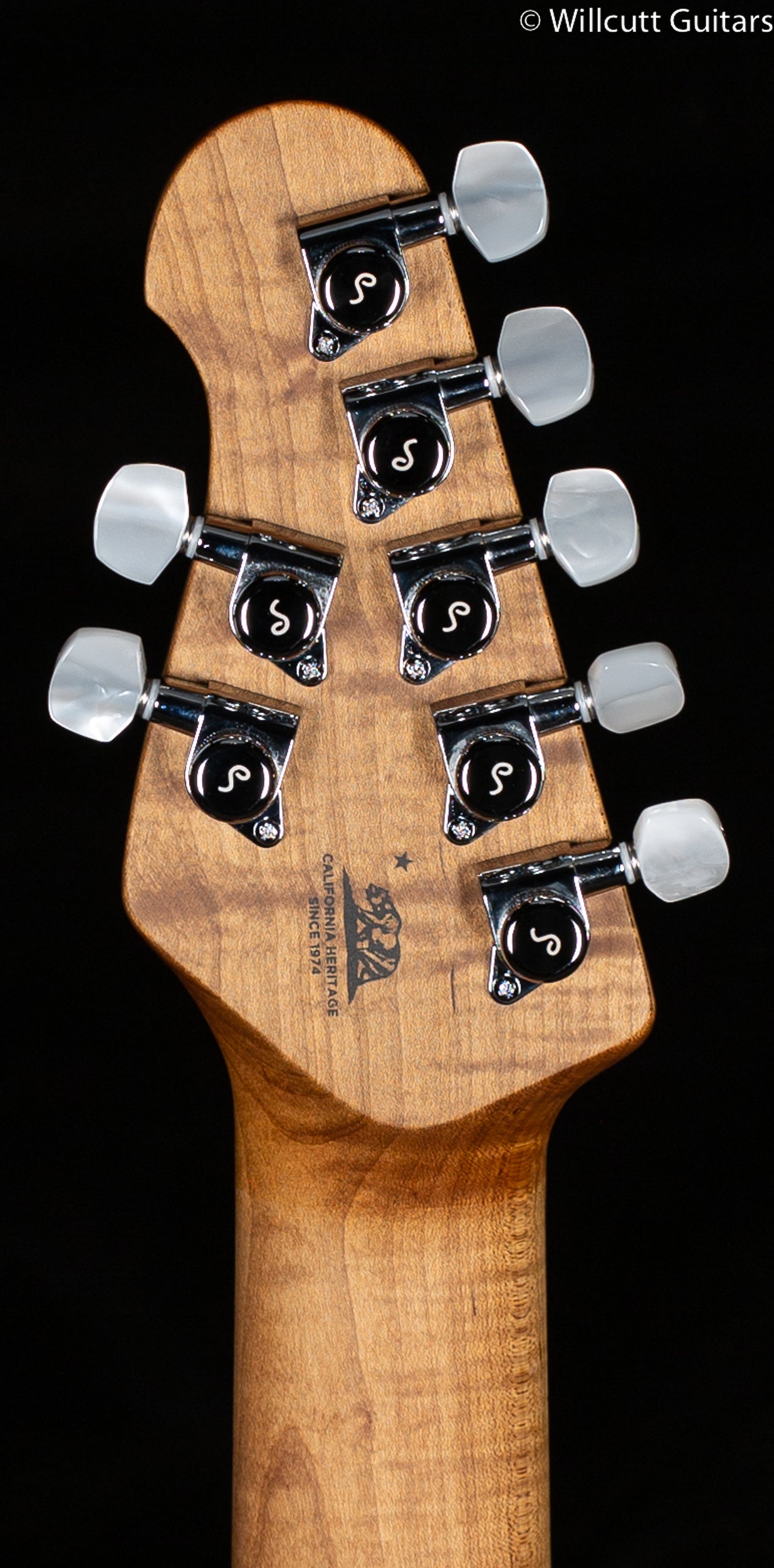 Ernie Ball Music Man JP15 7 string Tiger Eye Quilt Top (610)