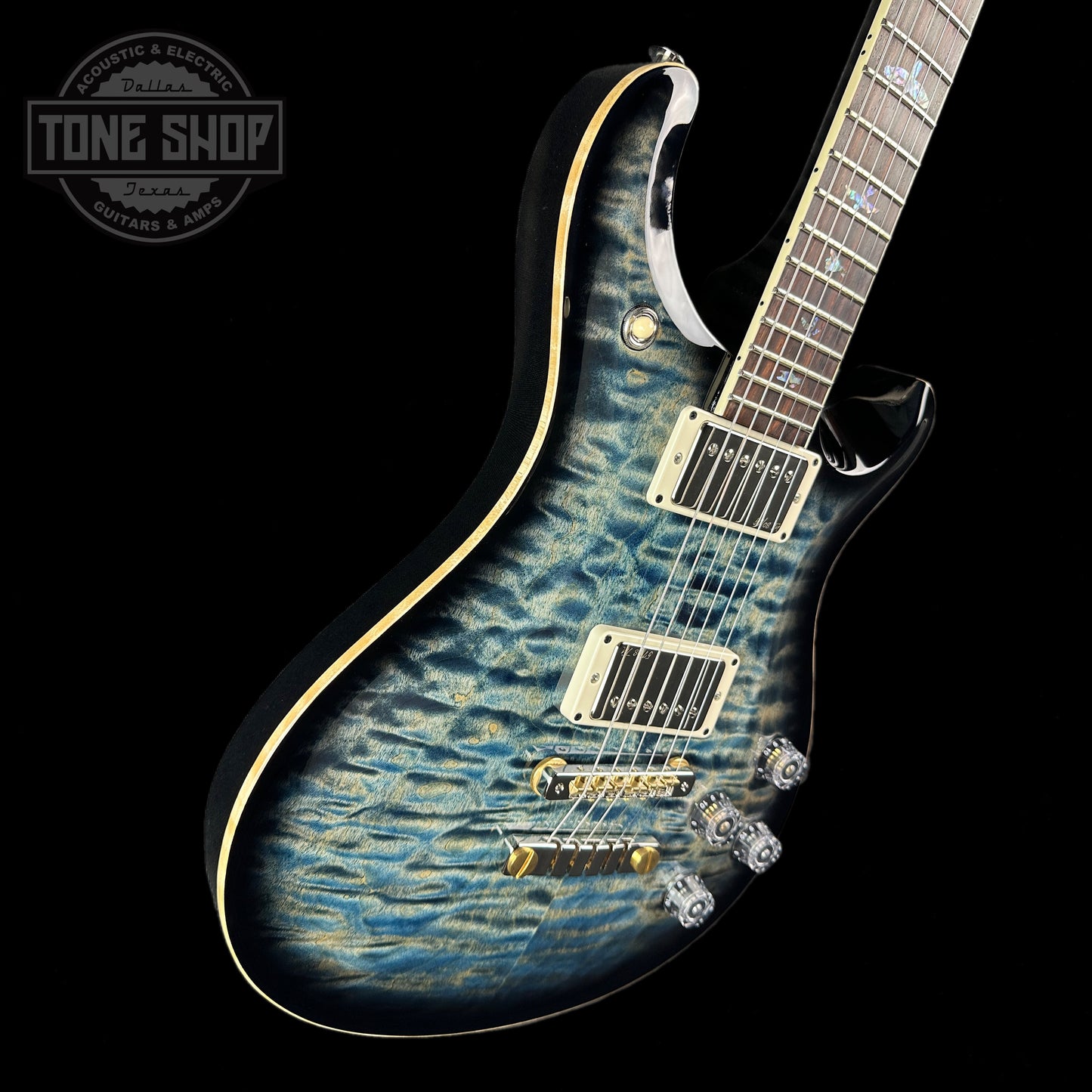 PRS Wood Library McCarty 594 10-top Quilt Faded Whale Blue Smokeburst w/case