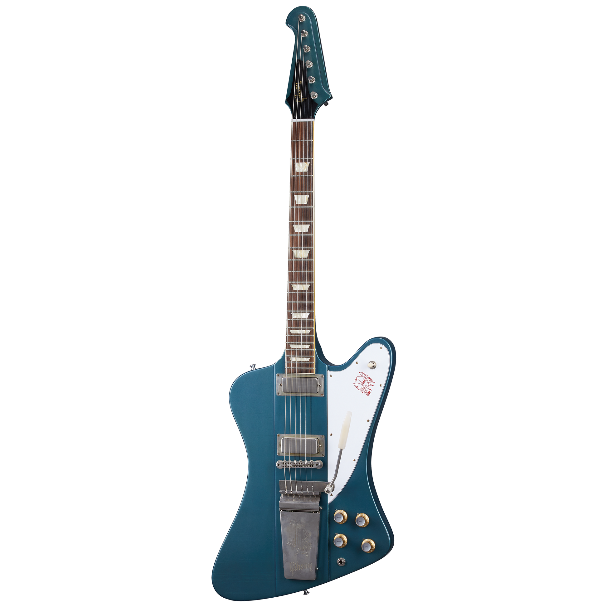 Gibson Custom 1963 Firebird V with Maestro Vibrola, Ultra Light Aged, Pelham Blue