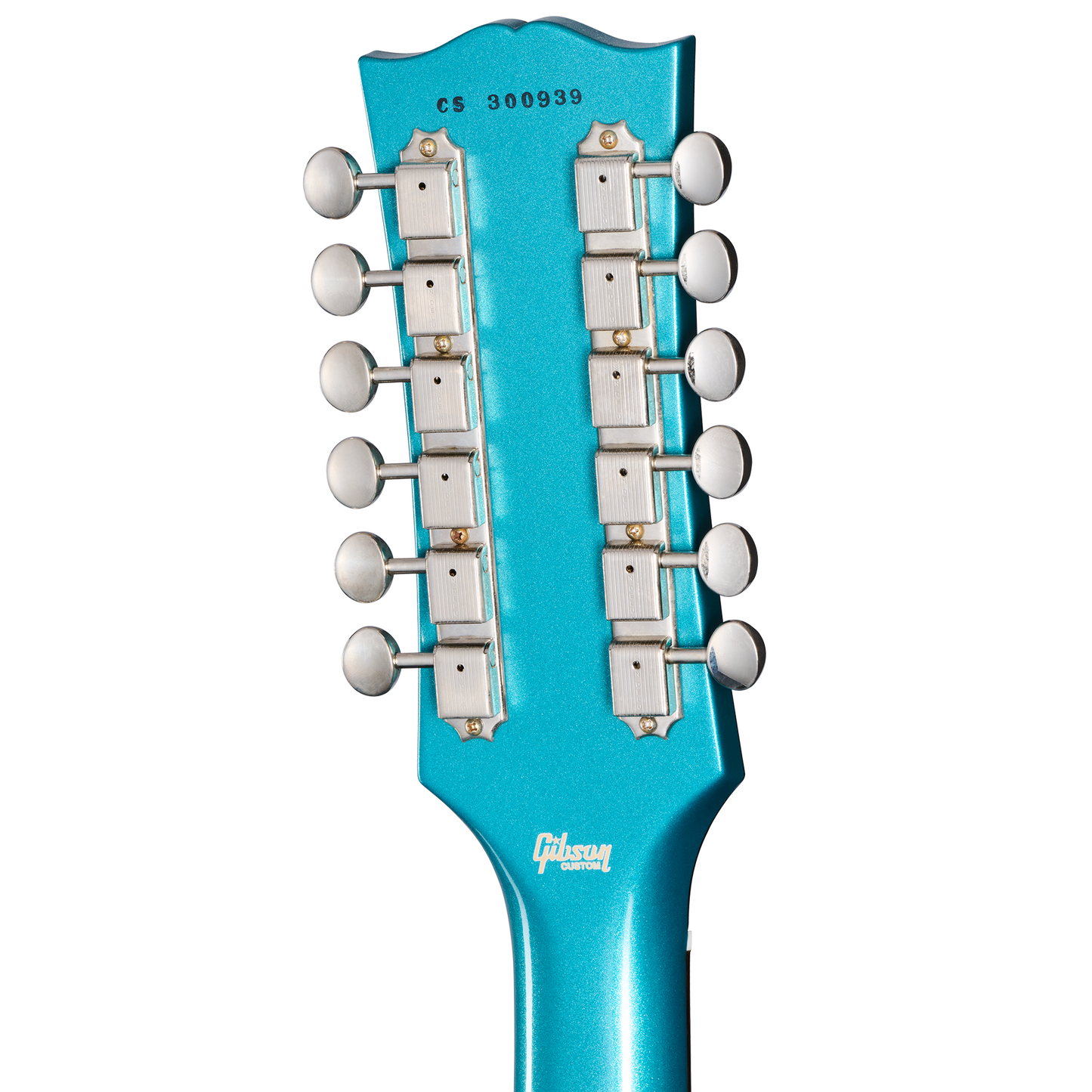 Gibson Custom 1965 Non-Reverse Firebird V 12-String Reissue, Aqua Mist VOS