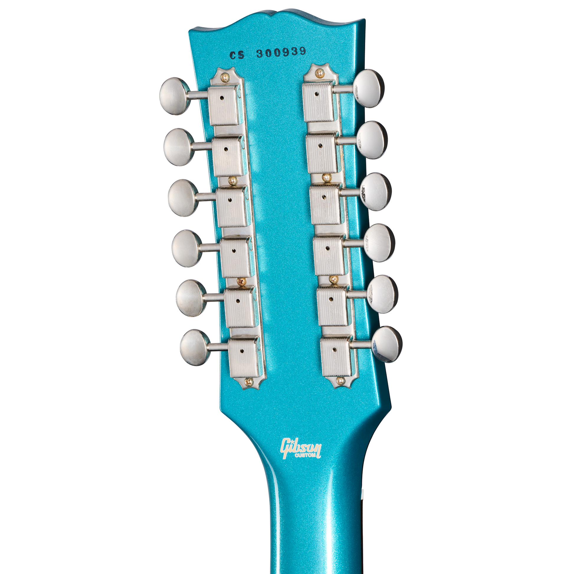 Gibson Custom 1965 Non-Reverse Firebird V 12-String Reissue, Aqua Mist VOS