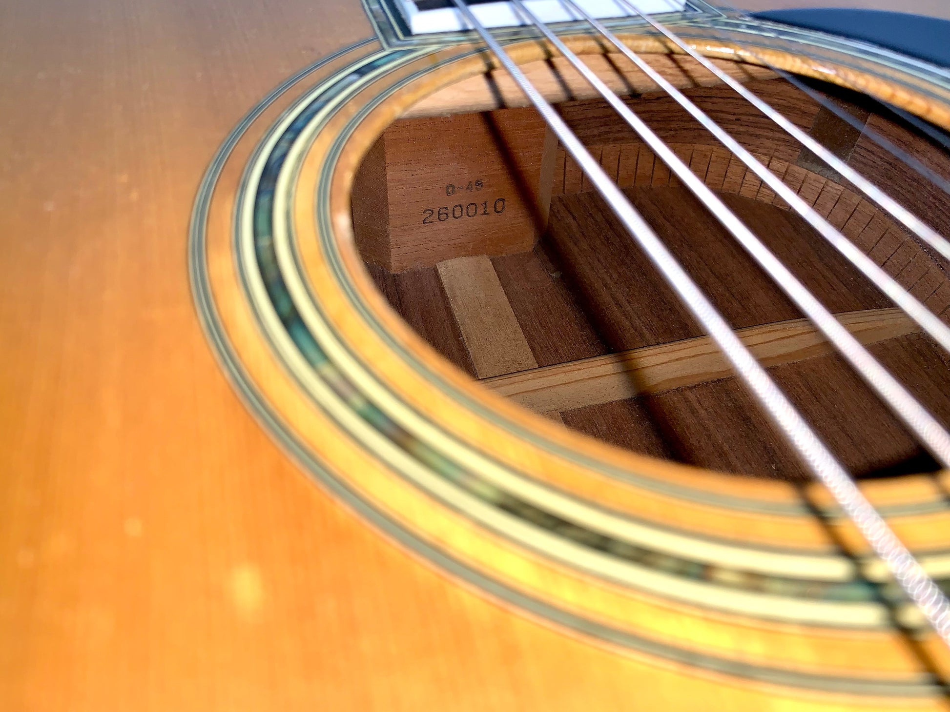 1970 Martin D-45 Acoustic Dreadnought Vintage Guitar ONE OWNER Scalloped