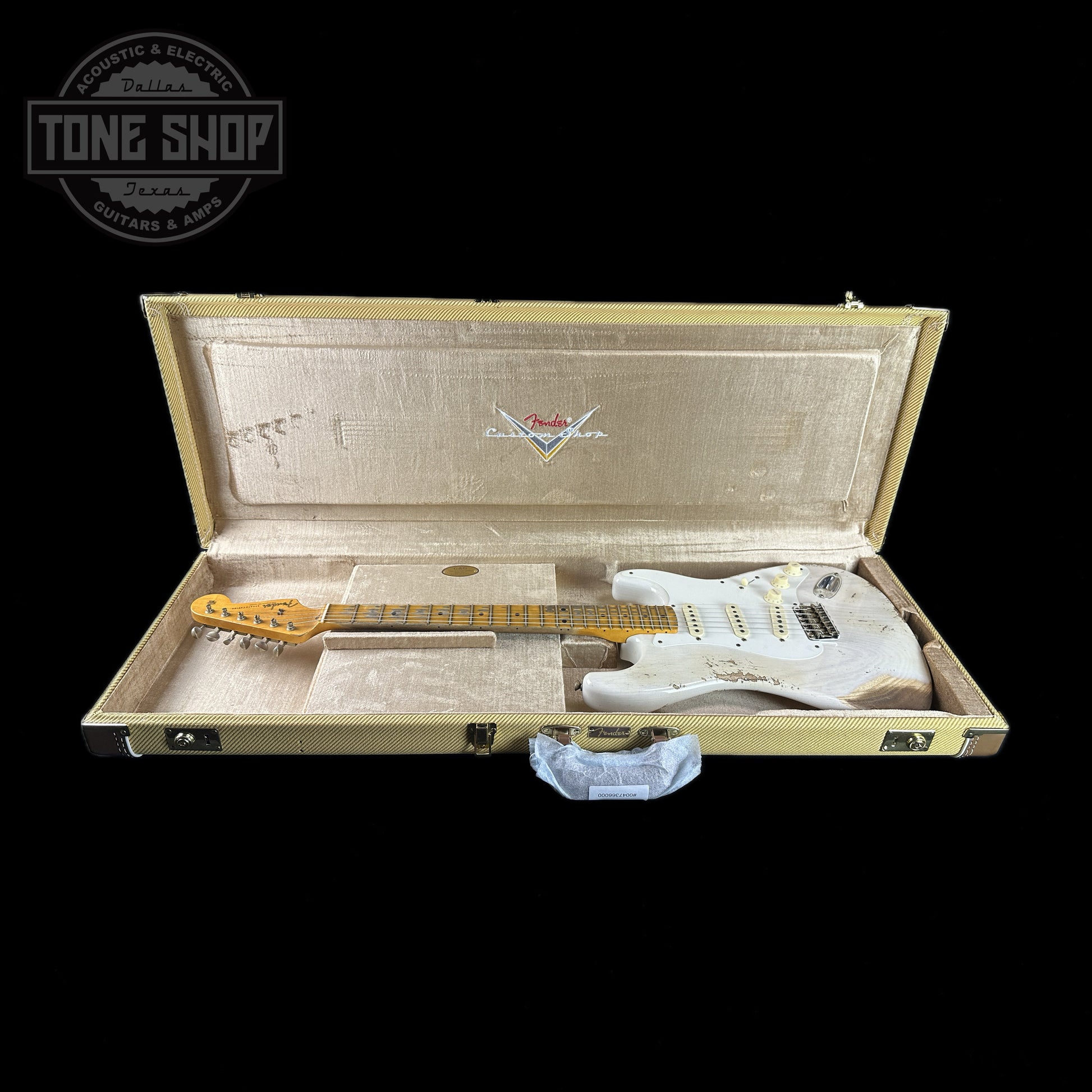 Fender Custom Shop Time Machine '57 Strat Heavy Relic Aged White Blonde w/case