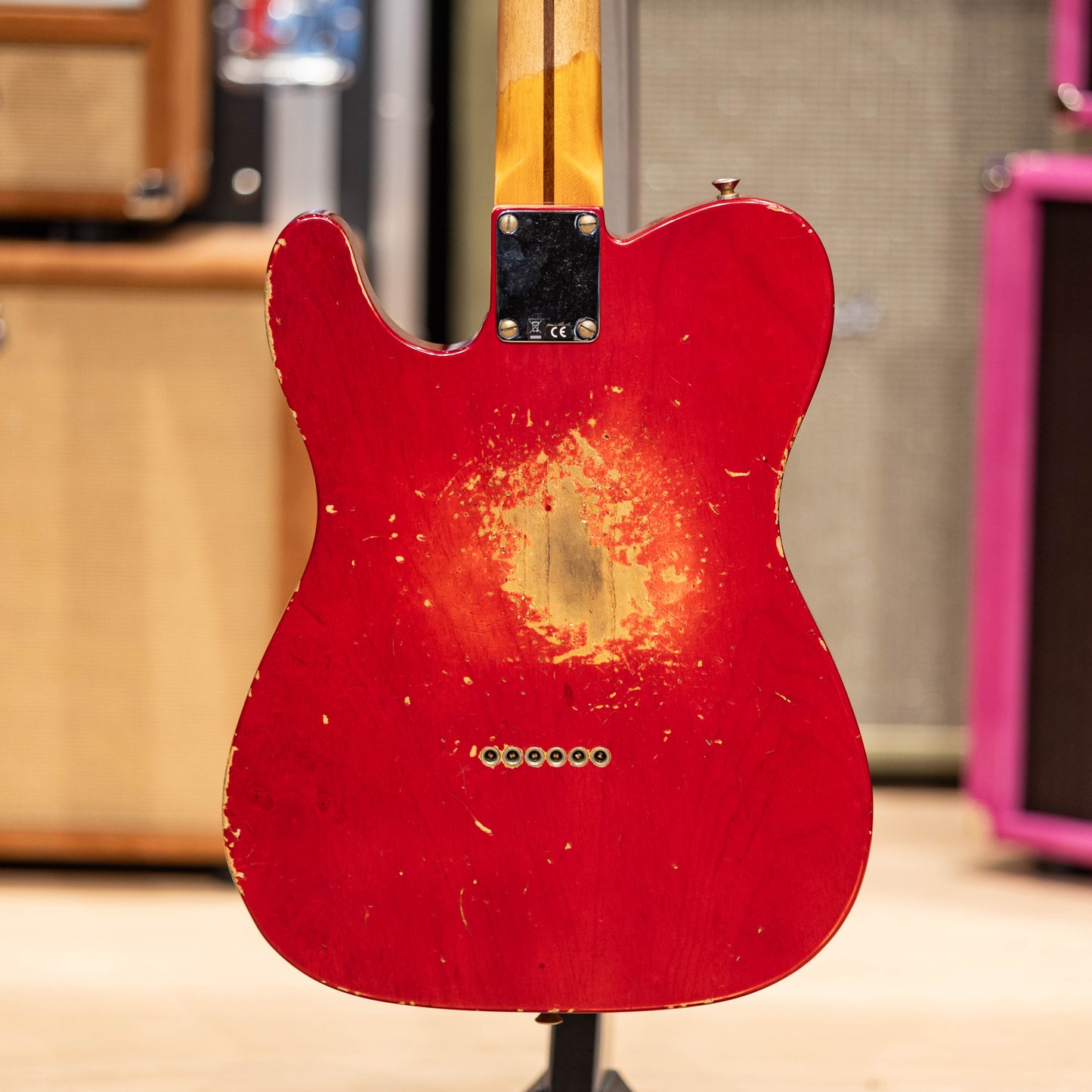 Fender Custom Shop 1951 NoCaster Heavy Relic- Crimson Transparent