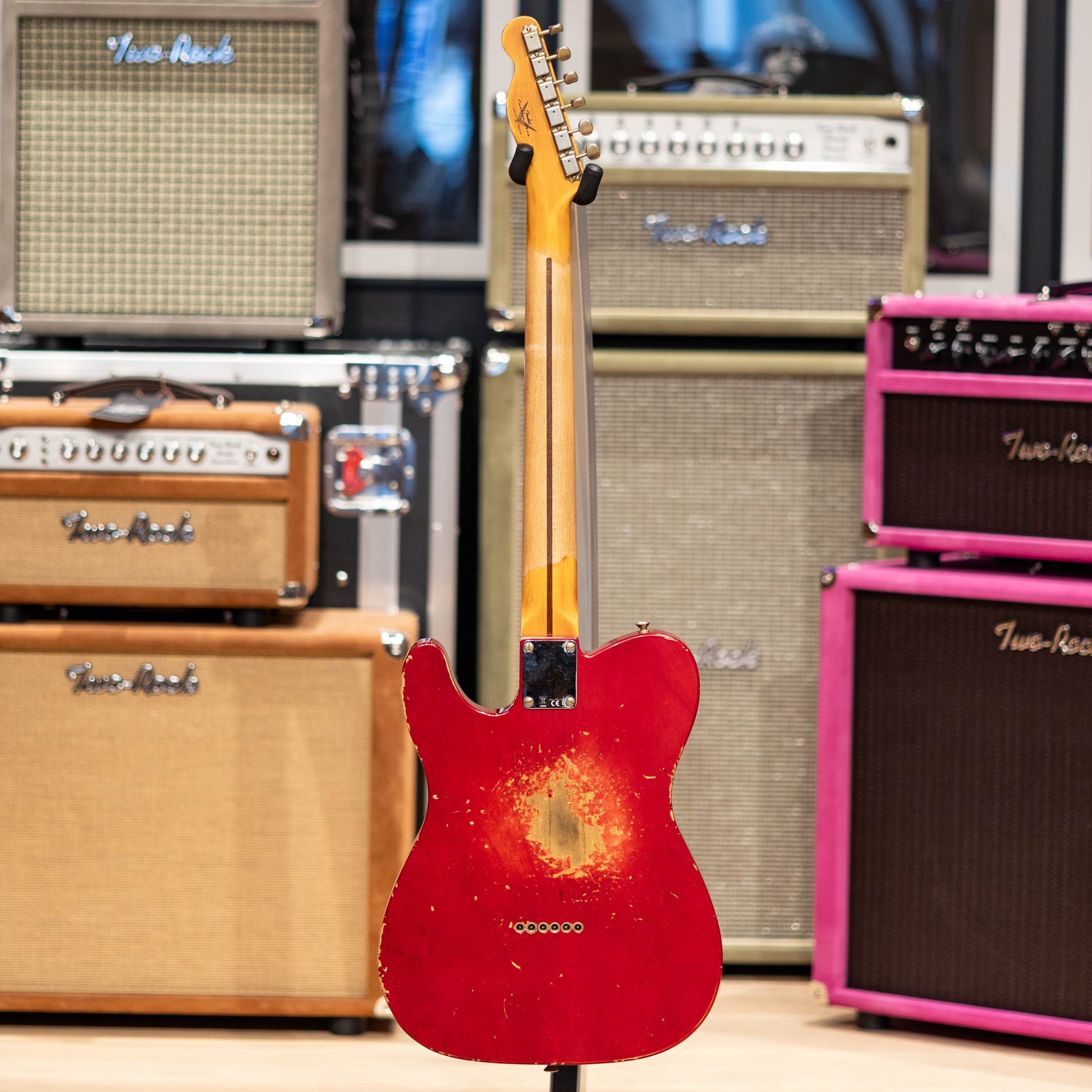 Fender Custom Shop 1951 NoCaster Heavy Relic- Crimson Transparent