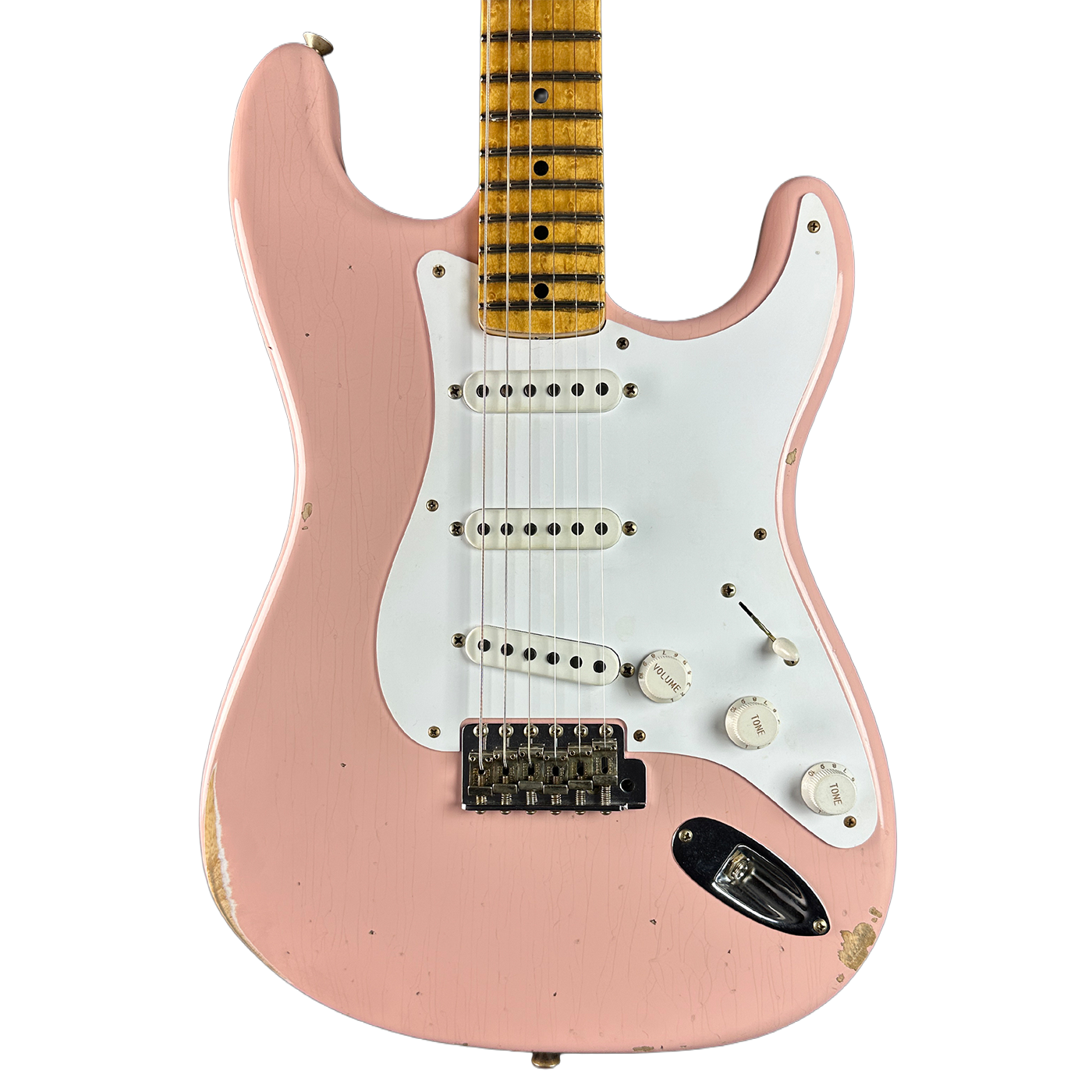 Fender Custom Shop 70th Anniversary 1954 Stratocaster Relic Shell Pink w/case