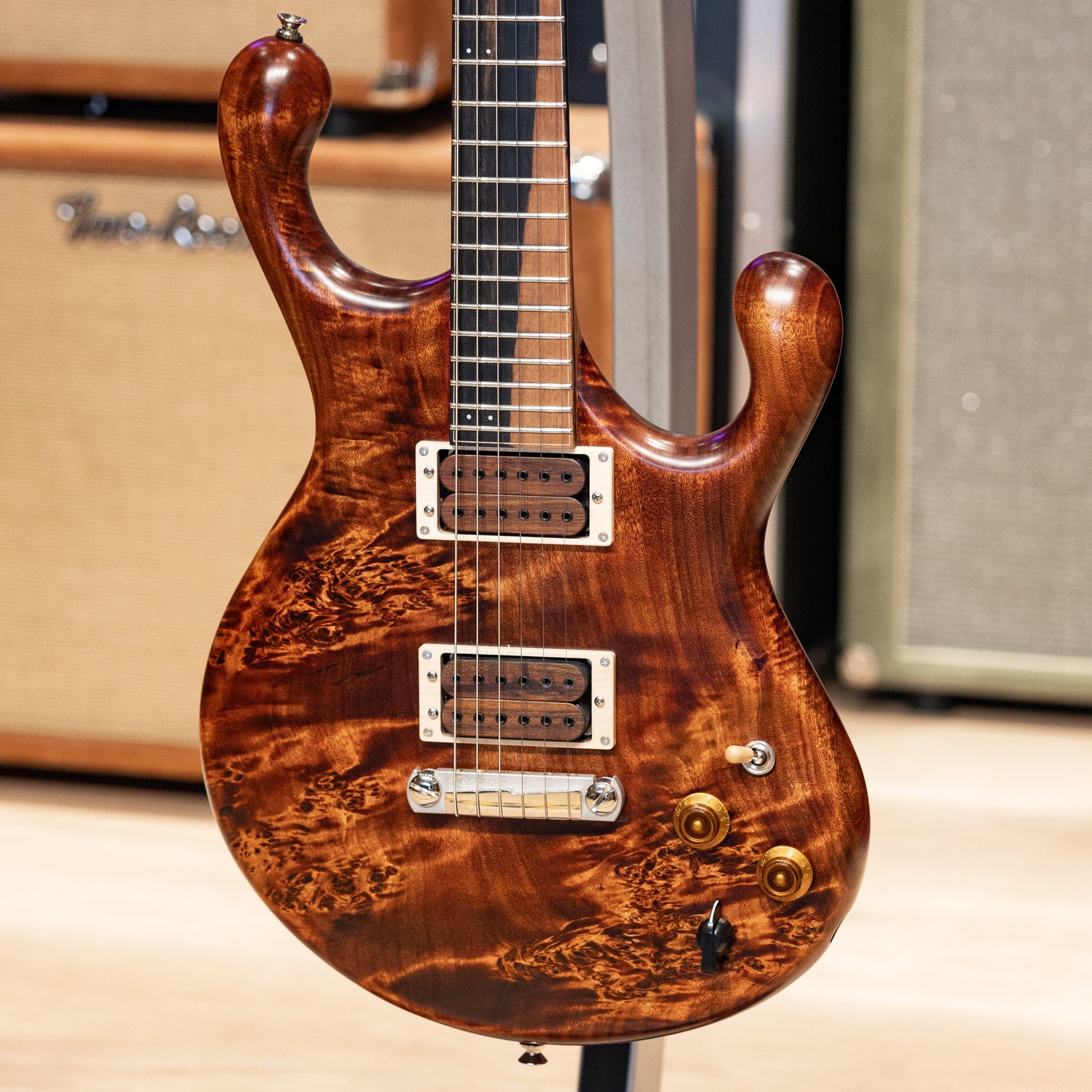 Fibenare Erotic Dalbat 20th Anniversary One-Piece Poplar Burl - Anniversary Burst Satin
