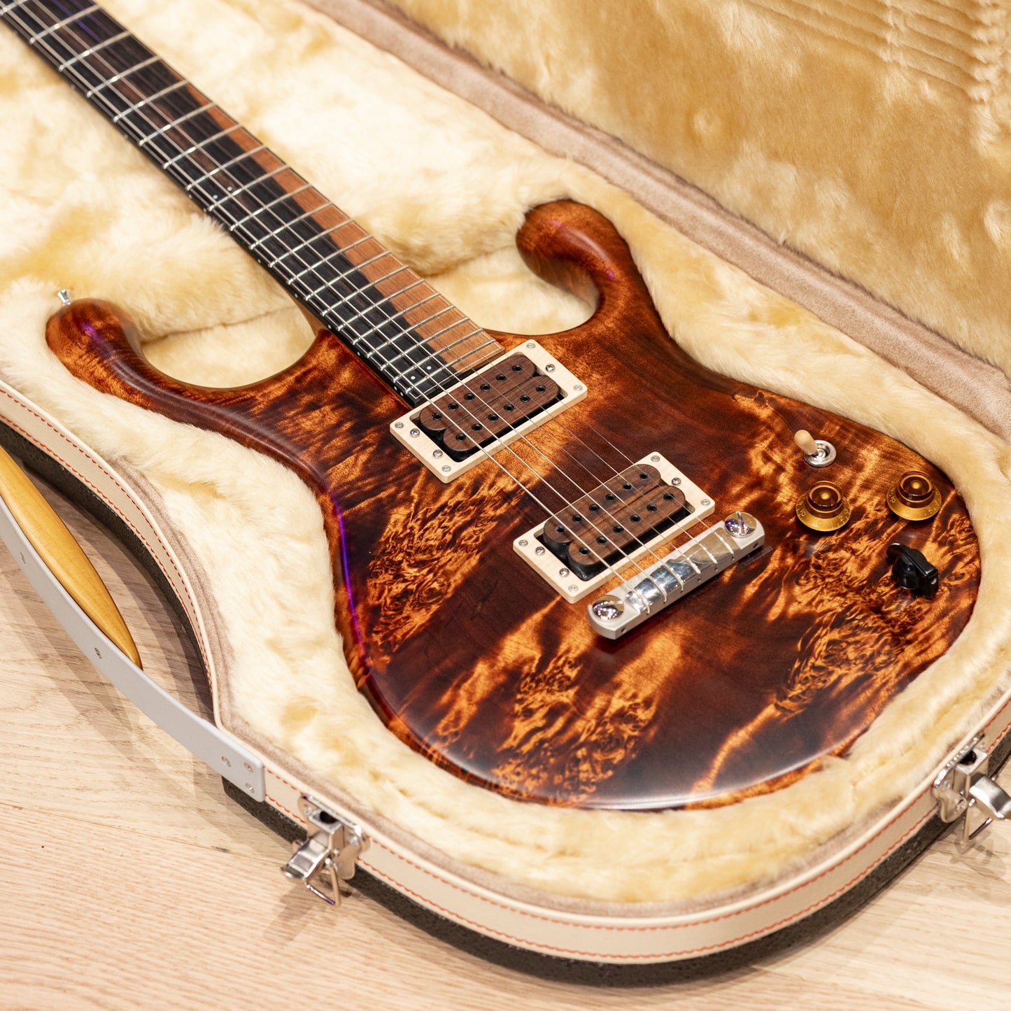Fibenare Erotic Dalbat 20th Anniversary One-Piece Poplar Burl - Anniversary Burst Satin