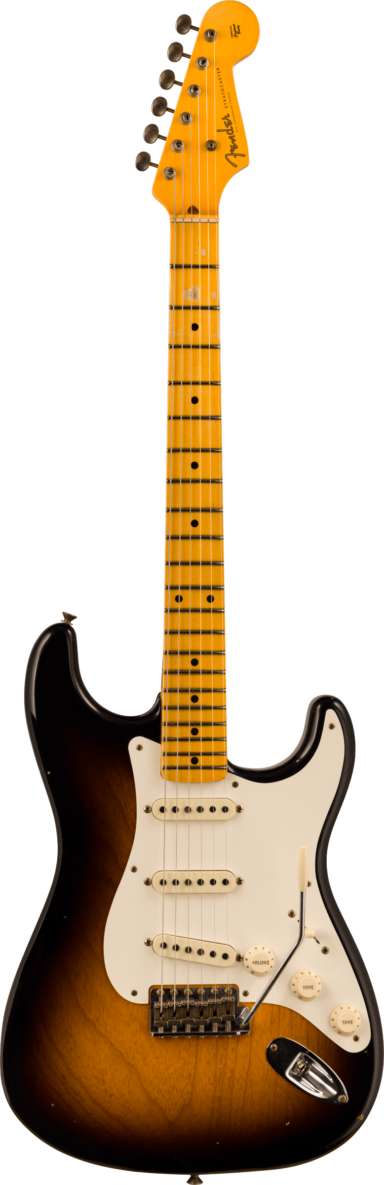 Fender Custom Shop 1956 Stratocaster Journeyman Relic Maple Neck Wide-Fade 2-Color Sunburst w/case CZ577992