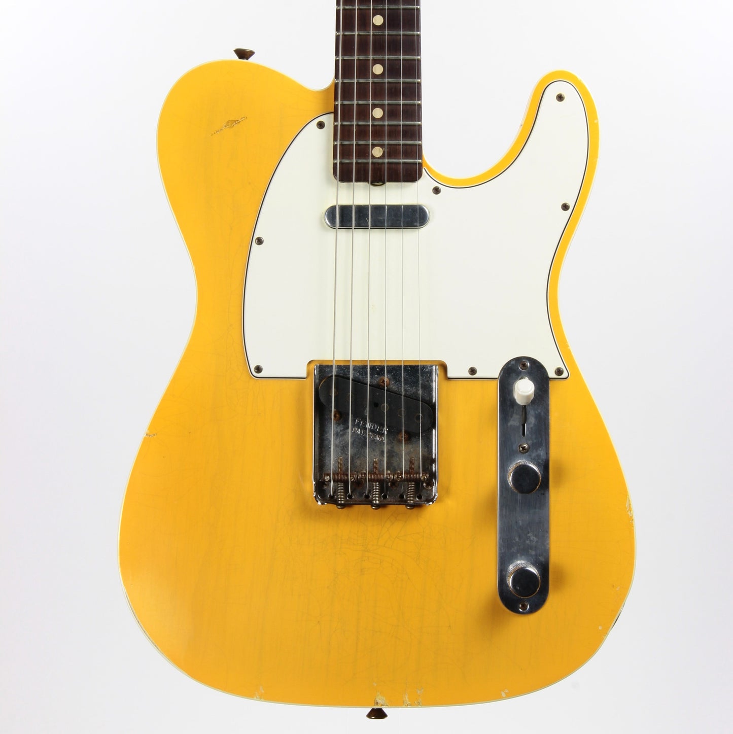 1960 Fender Custom Shop Masterbuilt Brazilian Telecaster Relic Paul Waller Double-Bound Nocaster Blonde