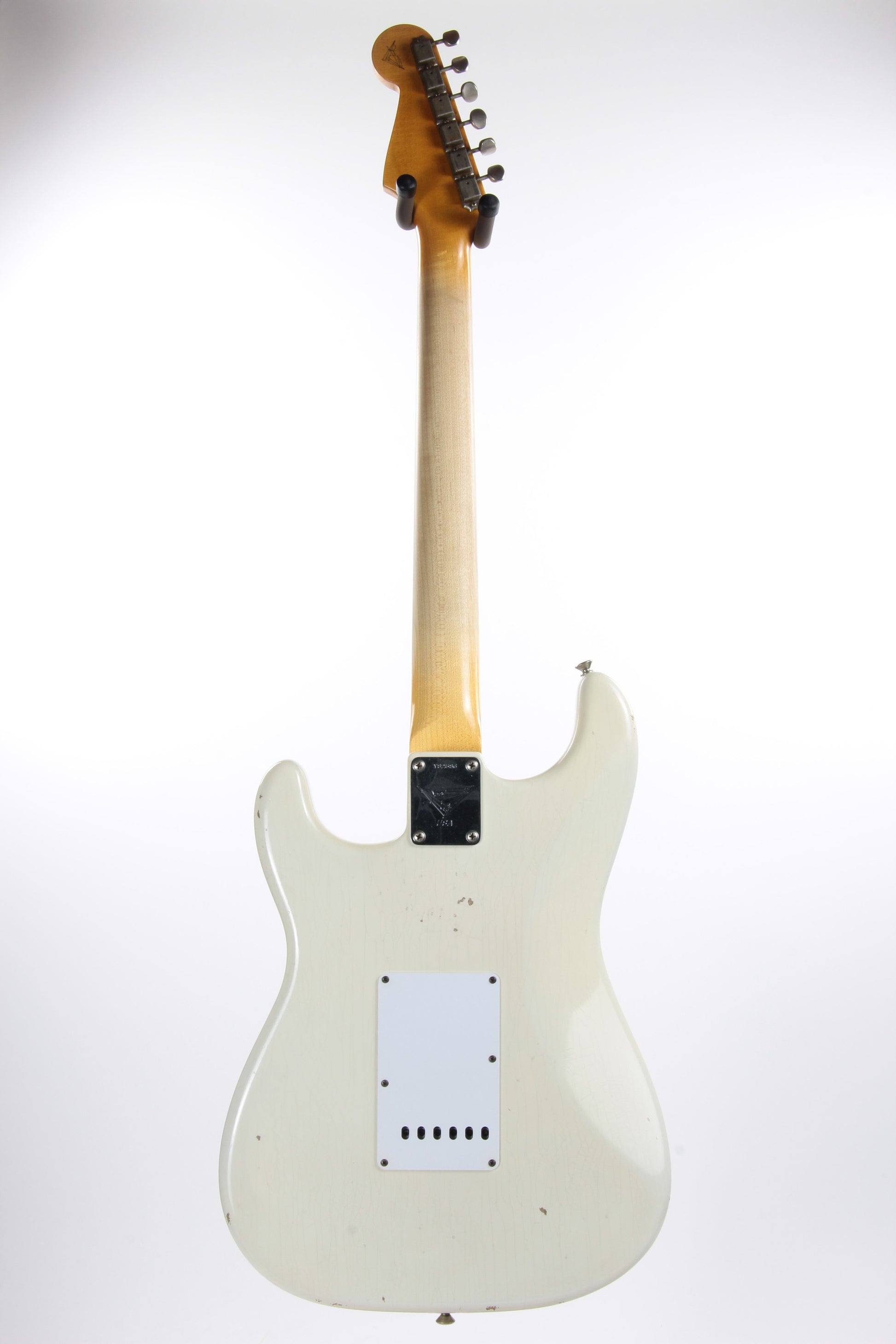 '63 Fender Custom Shop Masterbuilt Builder Select 1963 Stratocaster Relic - Yuriy Shishkov White Strat, Tortoise Guard