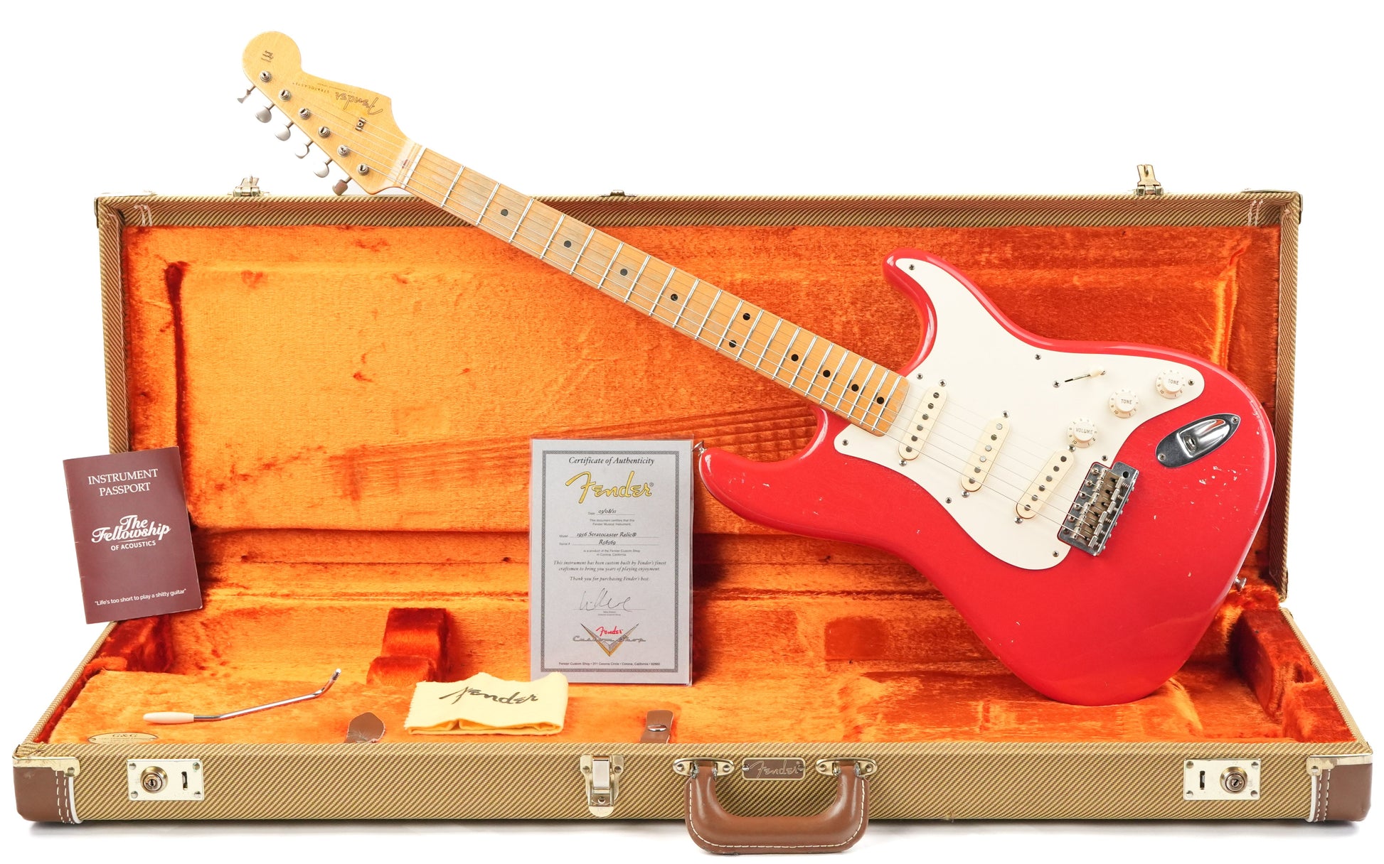 Fender Custom Shop 1956 Stratocaster Fiesta Red Relic 2011