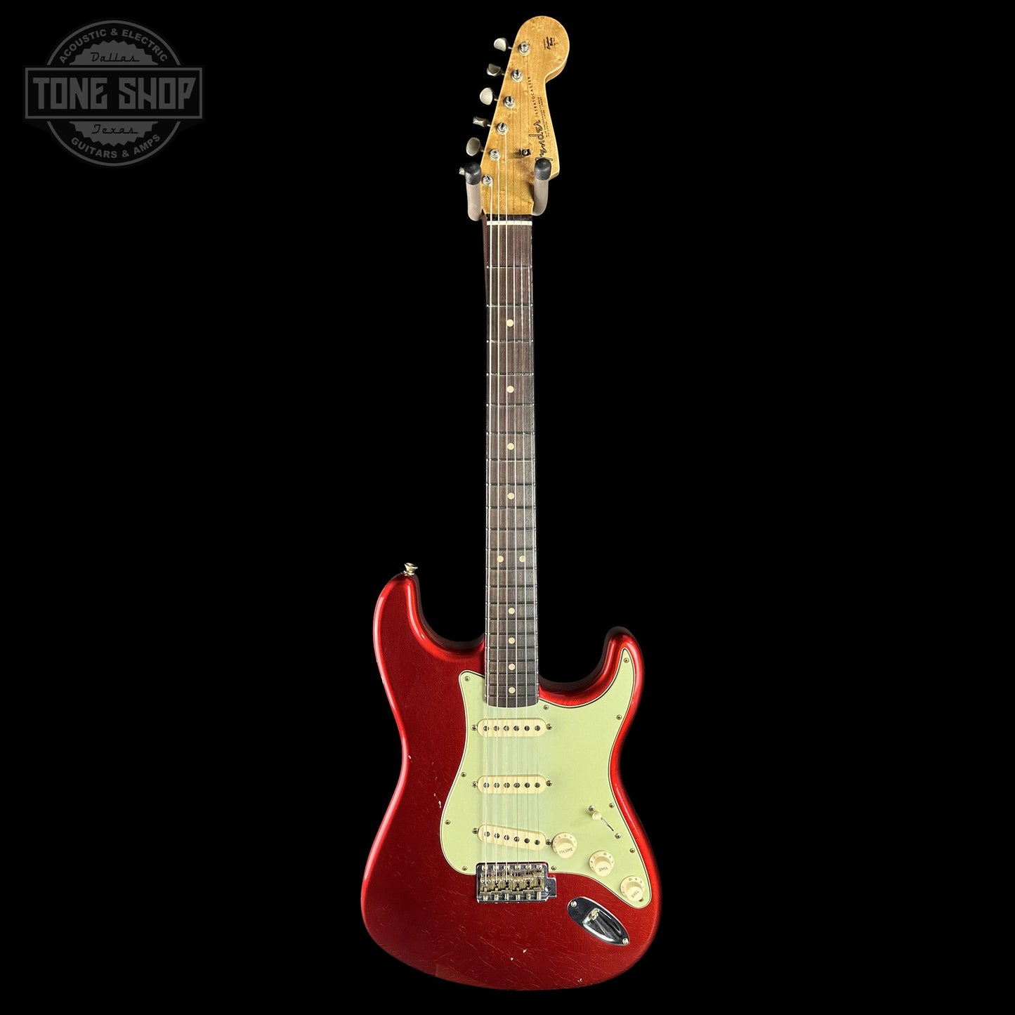 Fender Custom Shop 1963 Stratocaster Journeyman Relic Candy Apple Red AAA Maple Neck w/case