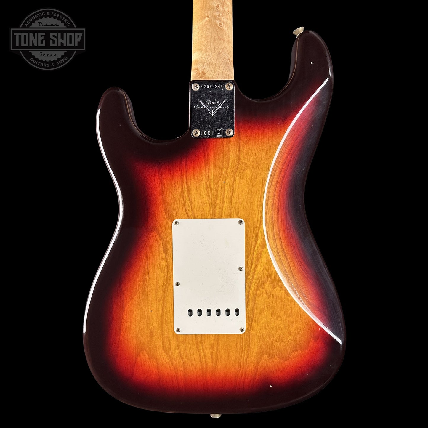 Fender Custom Shop 1963 Stratocaster Journeyman Relic Chocolate 3 Tone Sunburst AAA Maple Neck w/case CZ588244