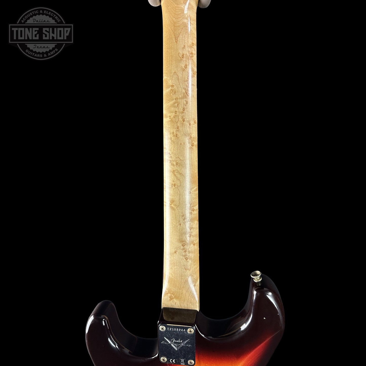 Fender Custom Shop 1963 Stratocaster Journeyman Relic Chocolate 3 Tone Sunburst AAA Maple Neck w/case CZ588244