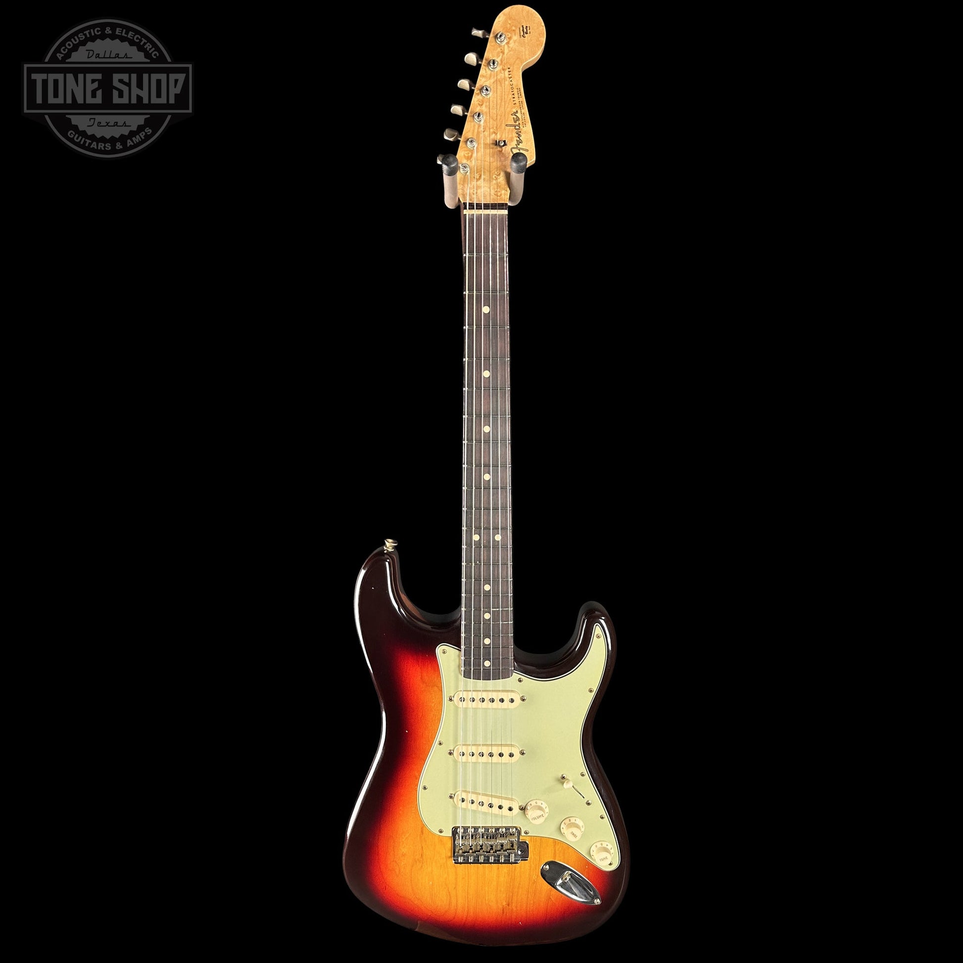 Fender Custom Shop 1963 Stratocaster Journeyman Relic Chocolate 3 Tone Sunburst AAA Maple Neck w/case CZ588244