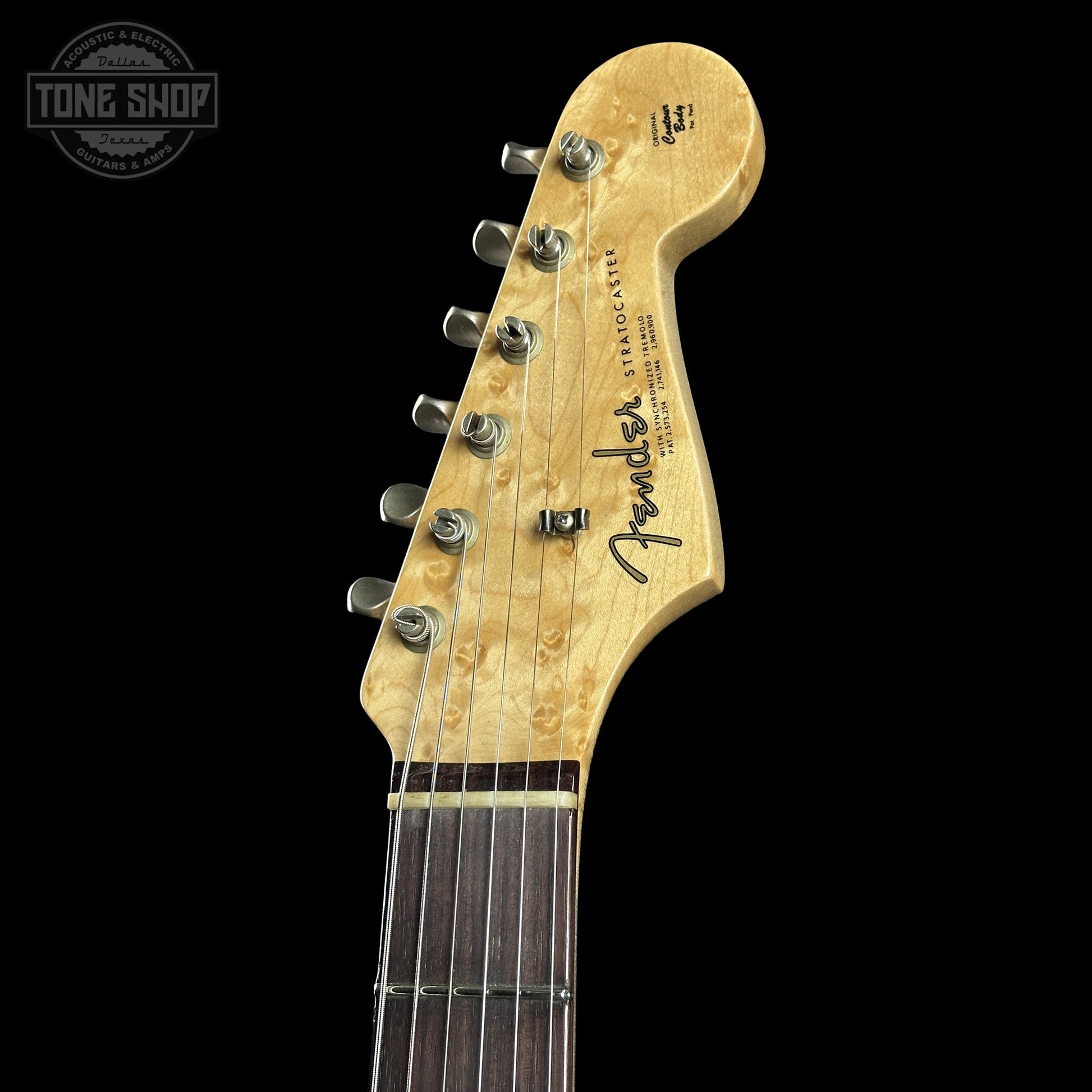 Fender Custom Shop 1963 Stratocaster Journeyman Relic Chocolate 3 Tone Sunburst AAA Maple Neck w/case CZ588244