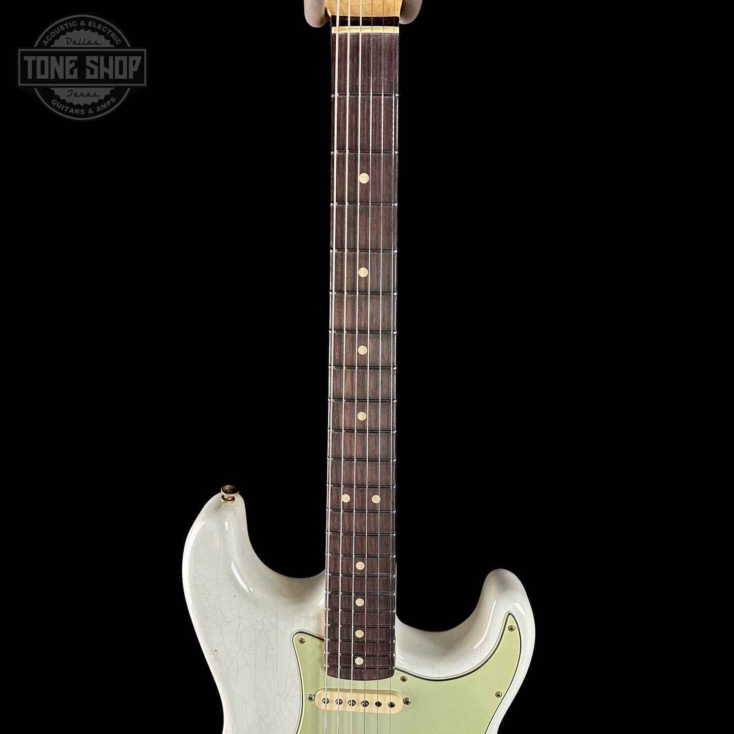 Fender Custom Shop 1963 Stratocaster Journeyman Relic Olympic White AAA Maple Neck w/case