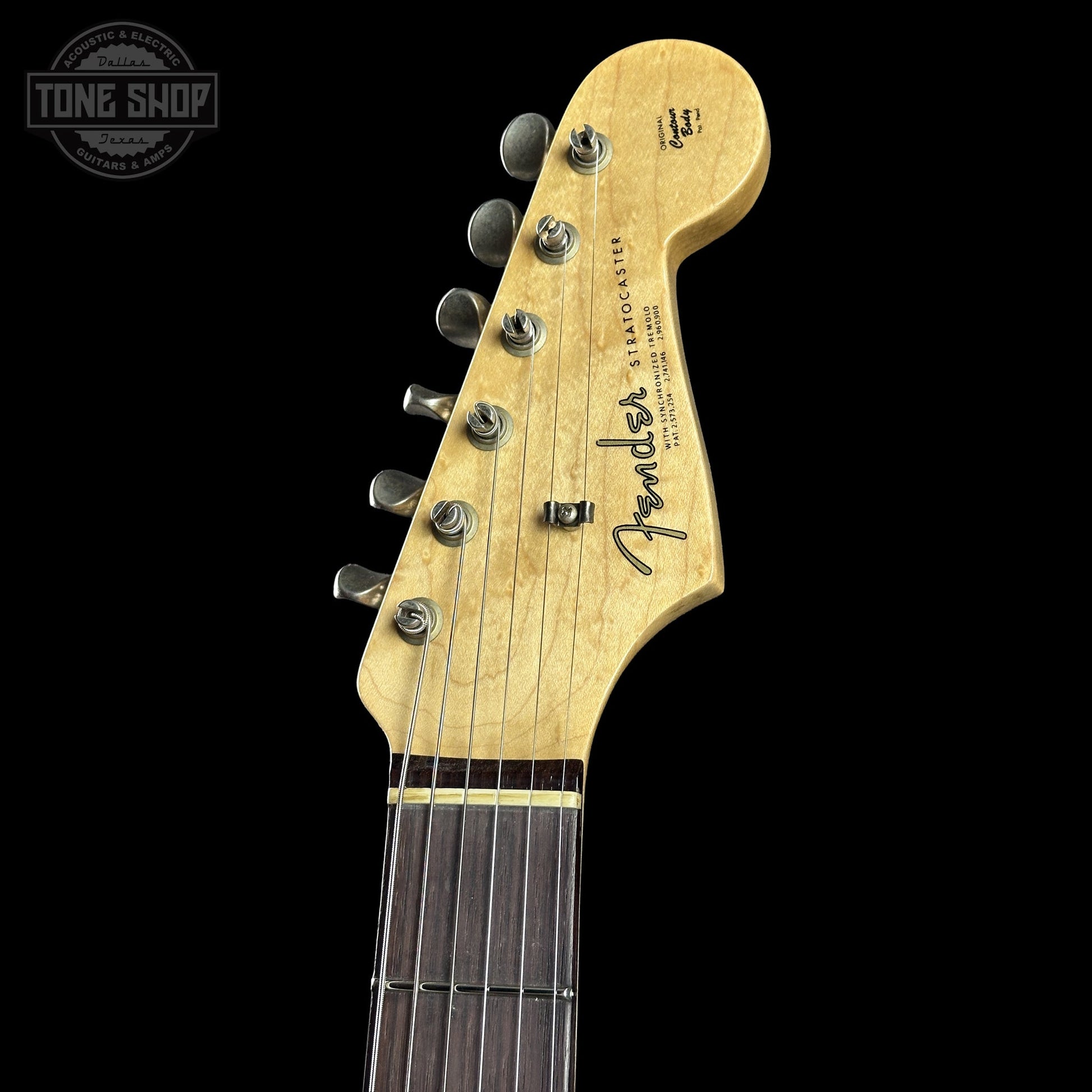 Fender Custom Shop 1963 Stratocaster Journeyman Relic Olympic White AAA Maple Neck w/case