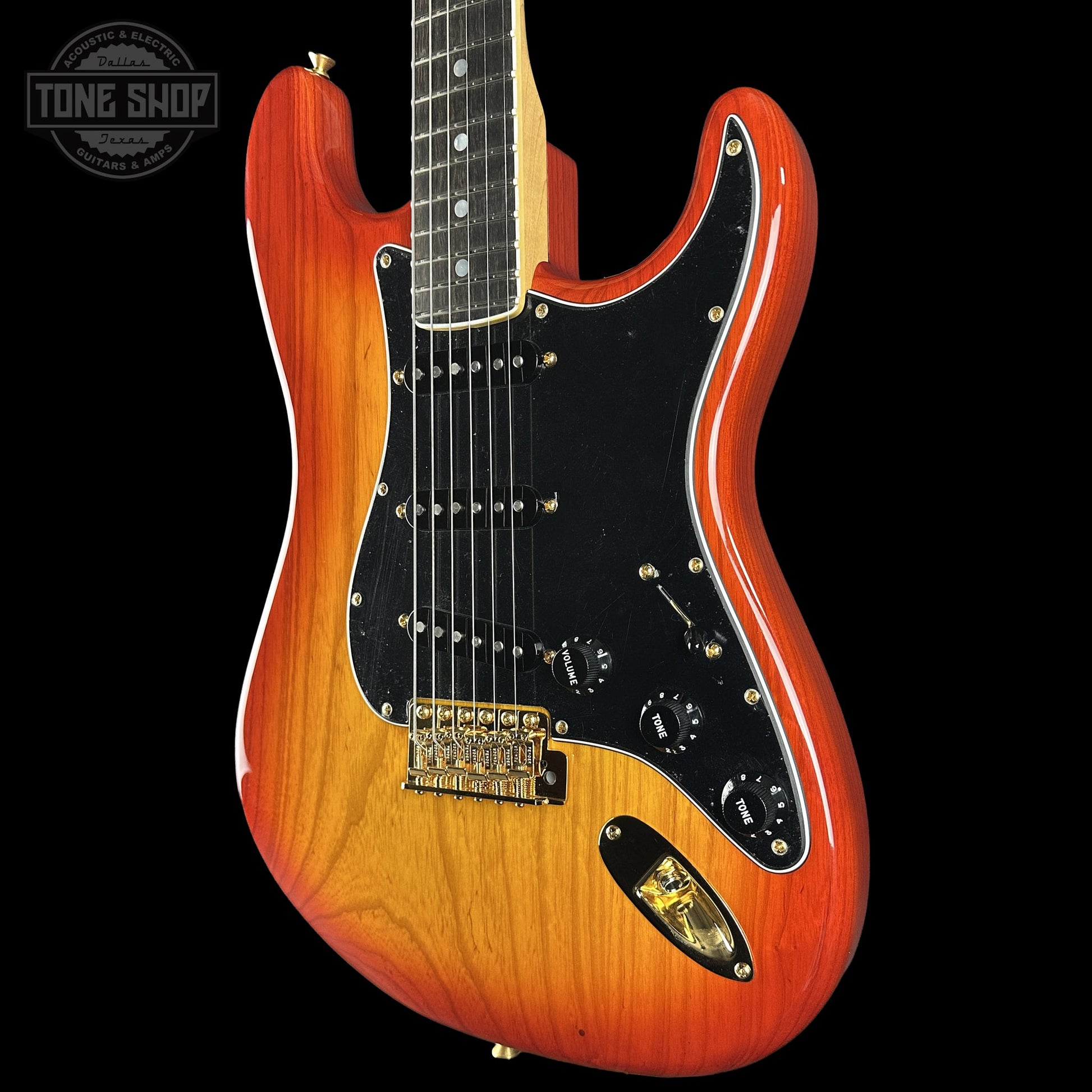 Fender Custom Shop American Custom Stratocaster NOS Ebony Fingerboard Sienna Sunburst w/case