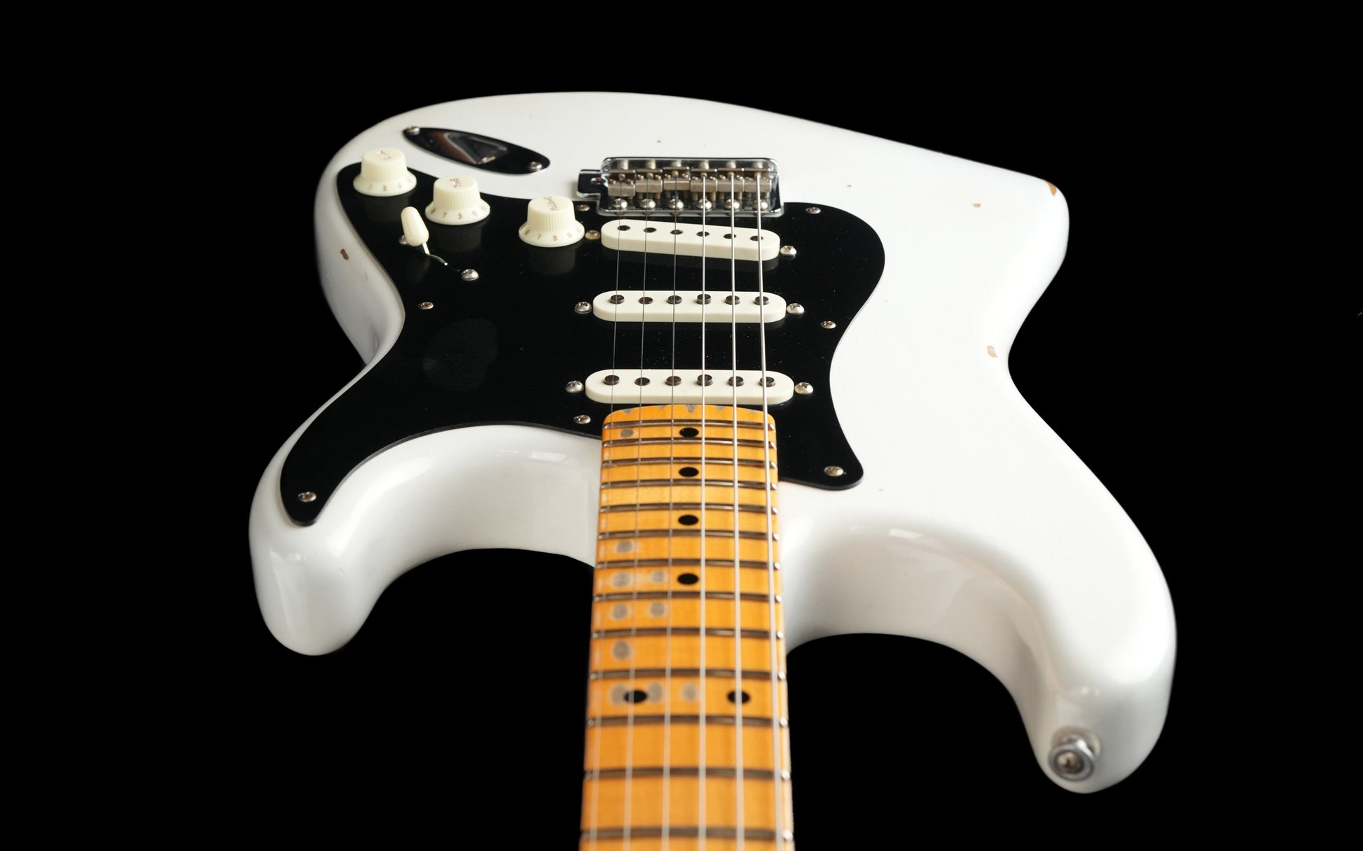 Fender Custom Shop Ancho Poblano Stratocaster Olympic White Relic 2023